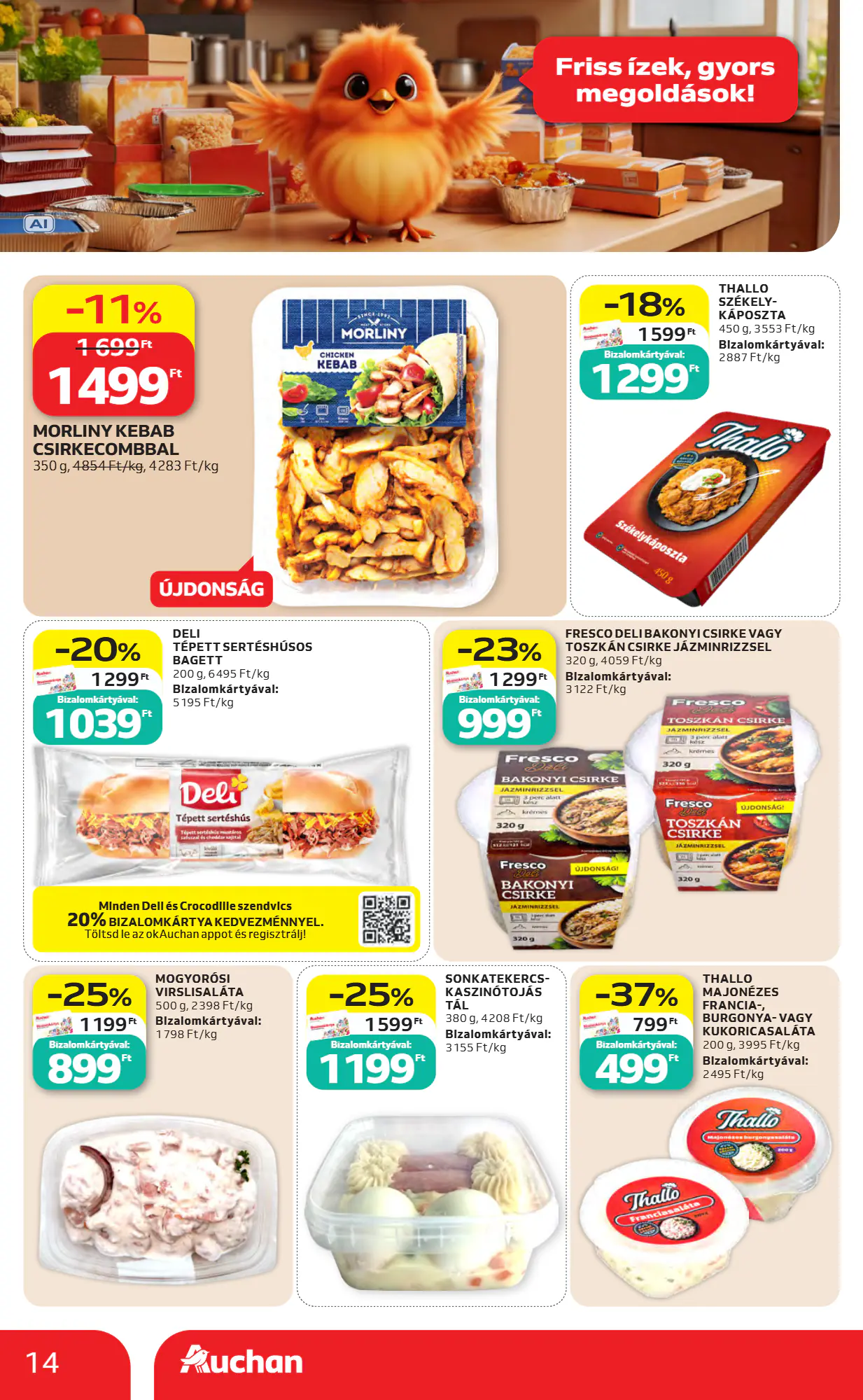 Auchan akciós újság 2026.10.22-től - 14. oldal.