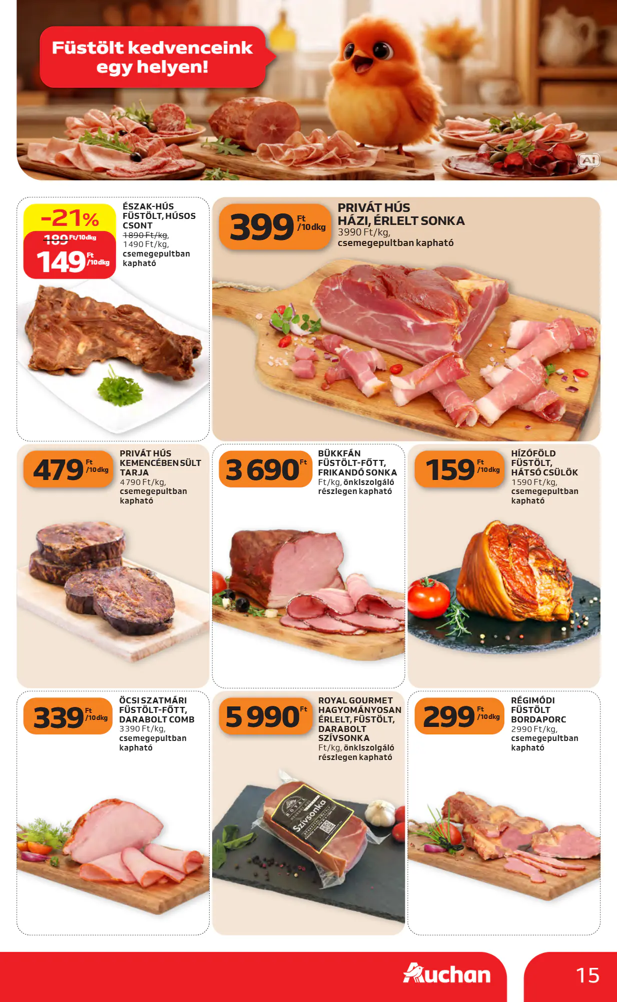 Auchan akciós újság 2026.10.22-től - 15. oldal.