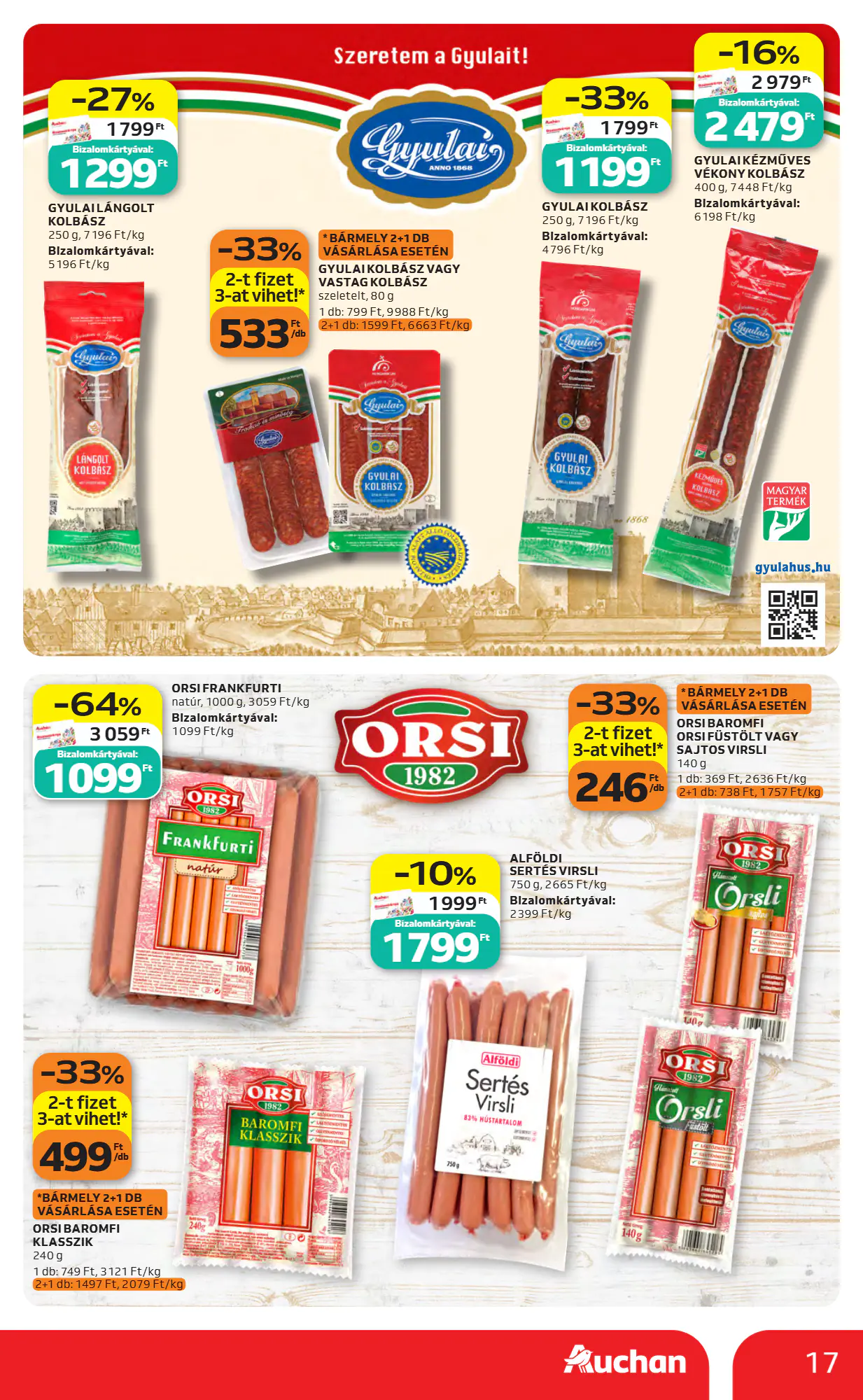 Auchan akciós újság 2026.10.22-től - 17. oldal.