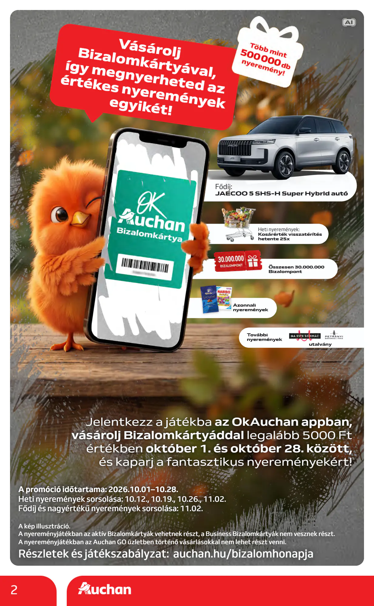 Auchan akciós újság 2026.10.22-től - 2. oldal.