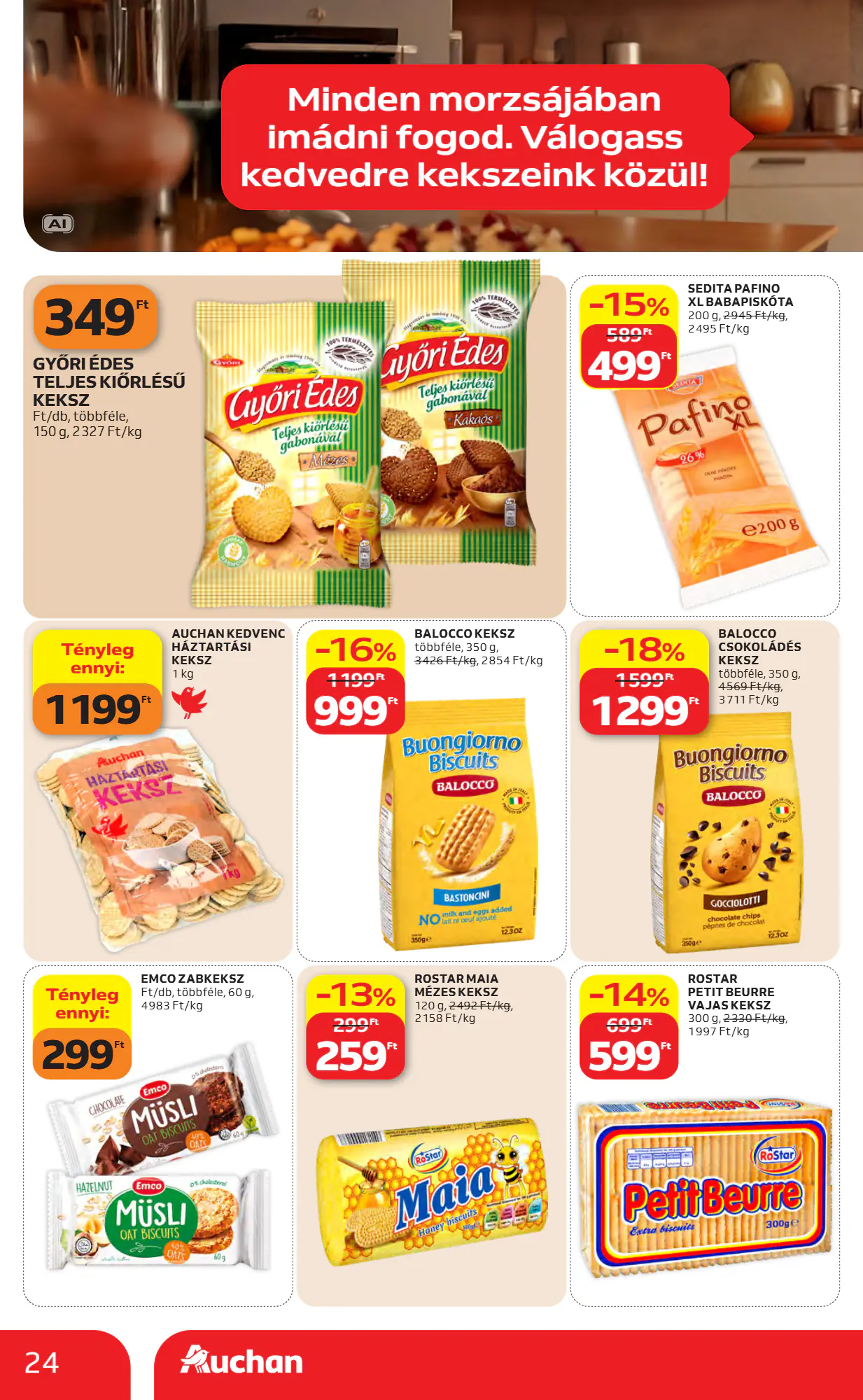 Auchan akciós újság 2026.10.22-től - 24. oldal.