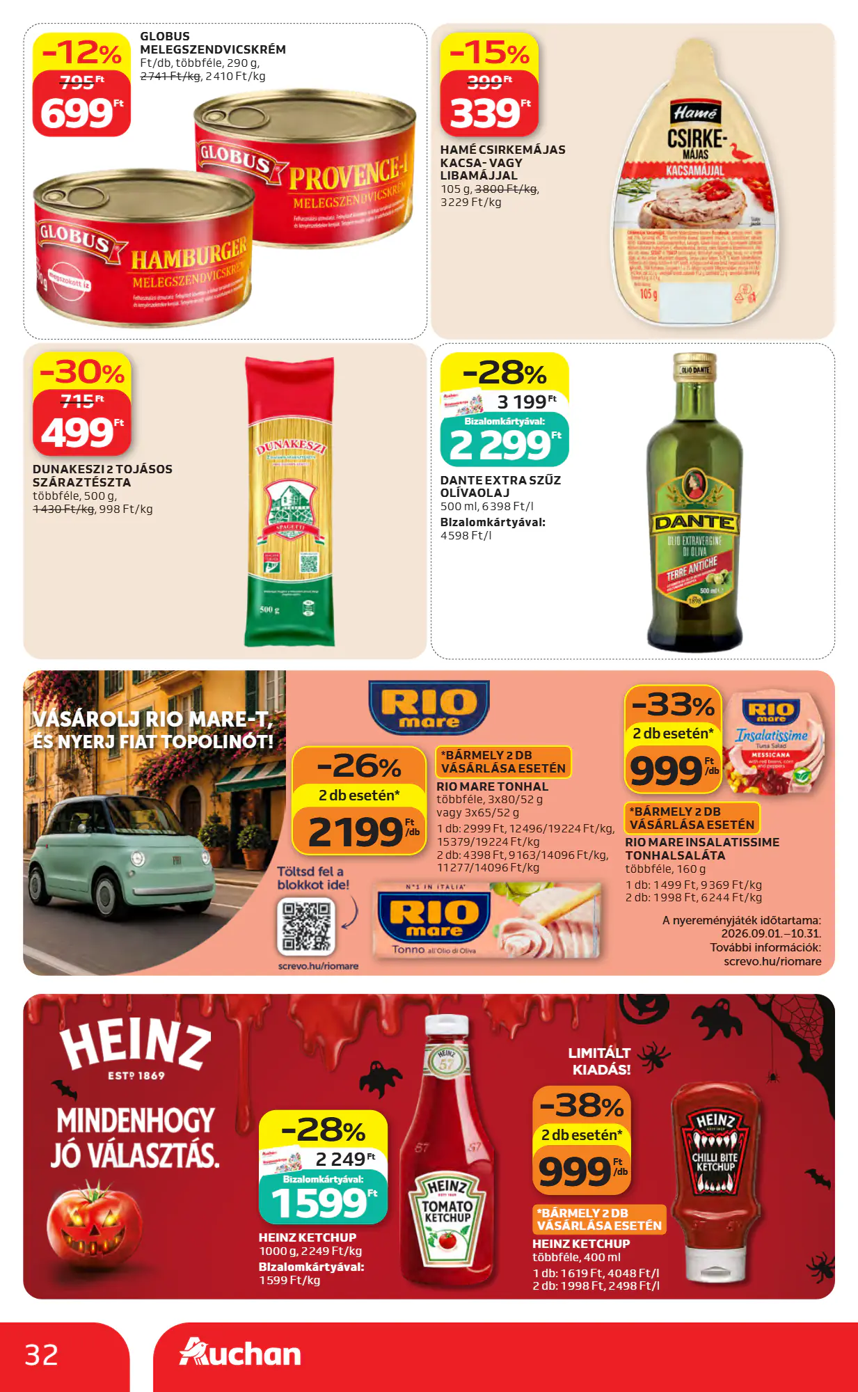 Auchan akciós újság 2026.10.22-től - 32. oldal.