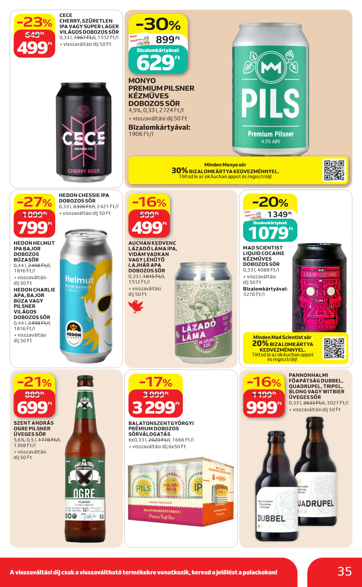 Auchan akciós újság 2026.10.22-től - 35. oldal.