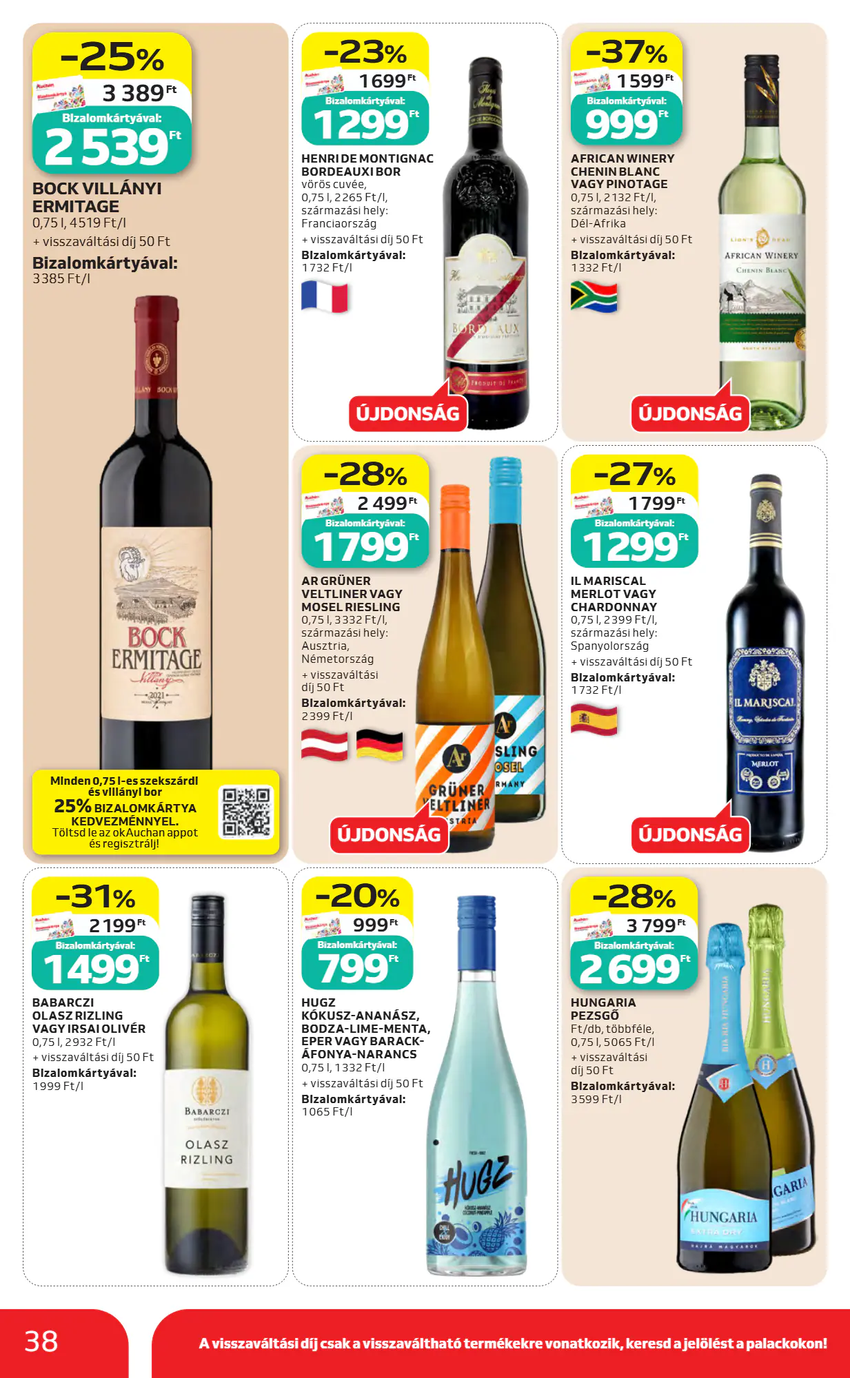 Auchan akciós újság 2026.10.22-től - 38. oldal.