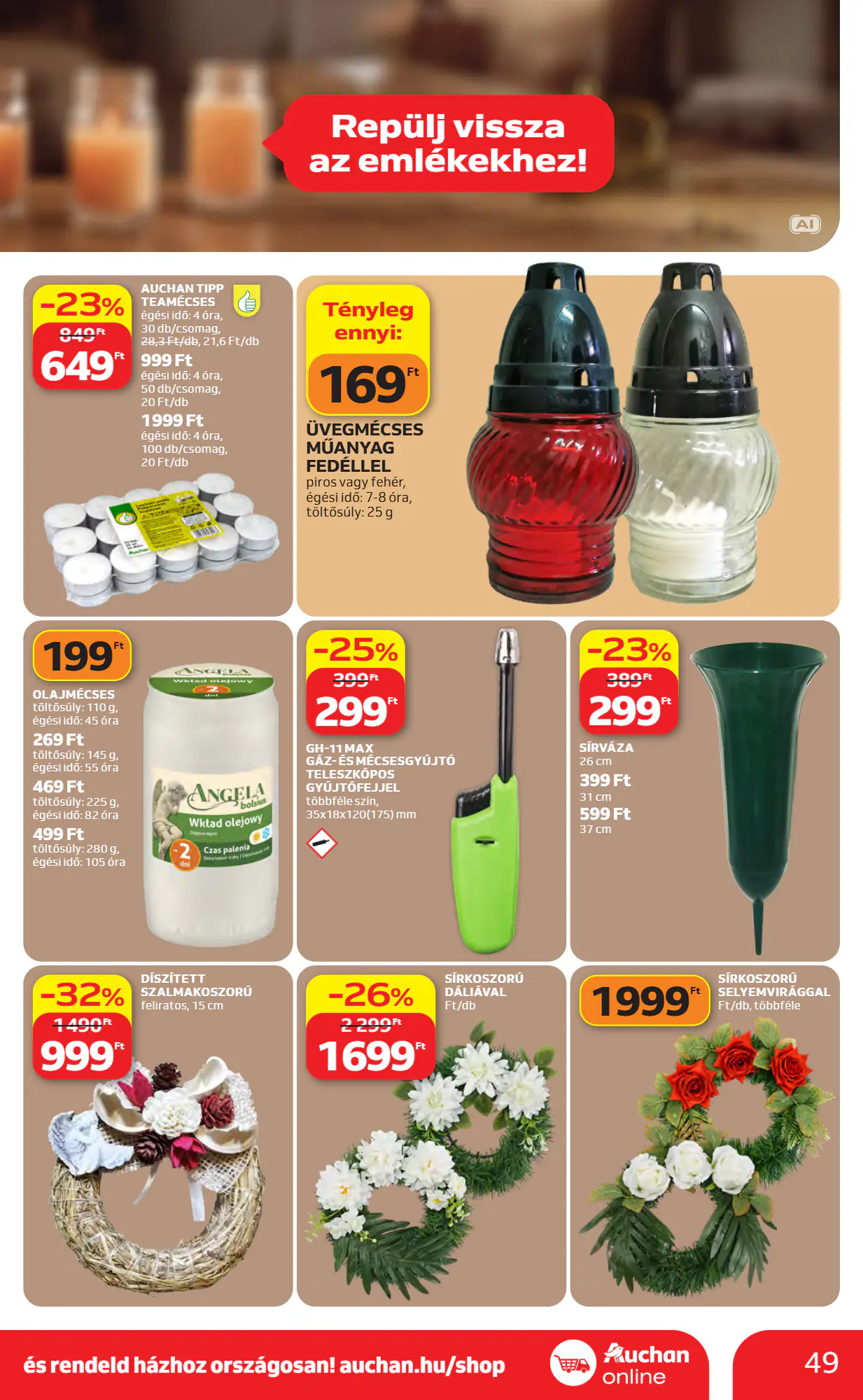 Auchan akciós újság 2026.10.22-től - 49. oldal.