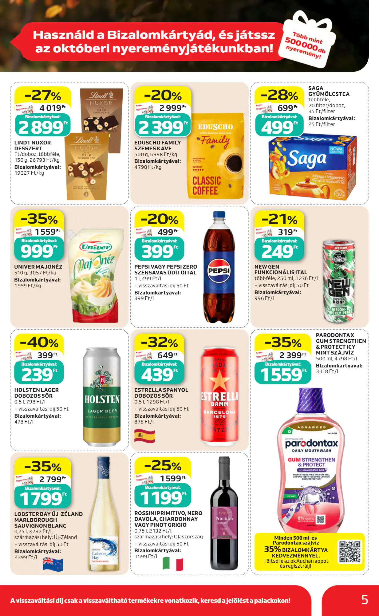 Auchan akciós újság 2026.10.22-től - 5. oldal.