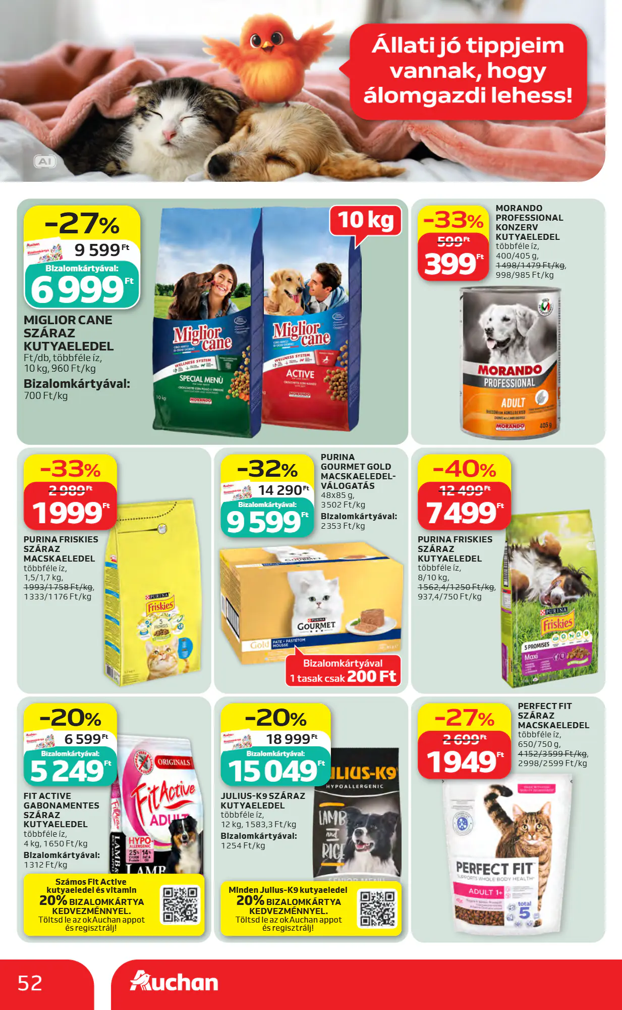Auchan akciós újság 2026.10.22-től - 52. oldal.