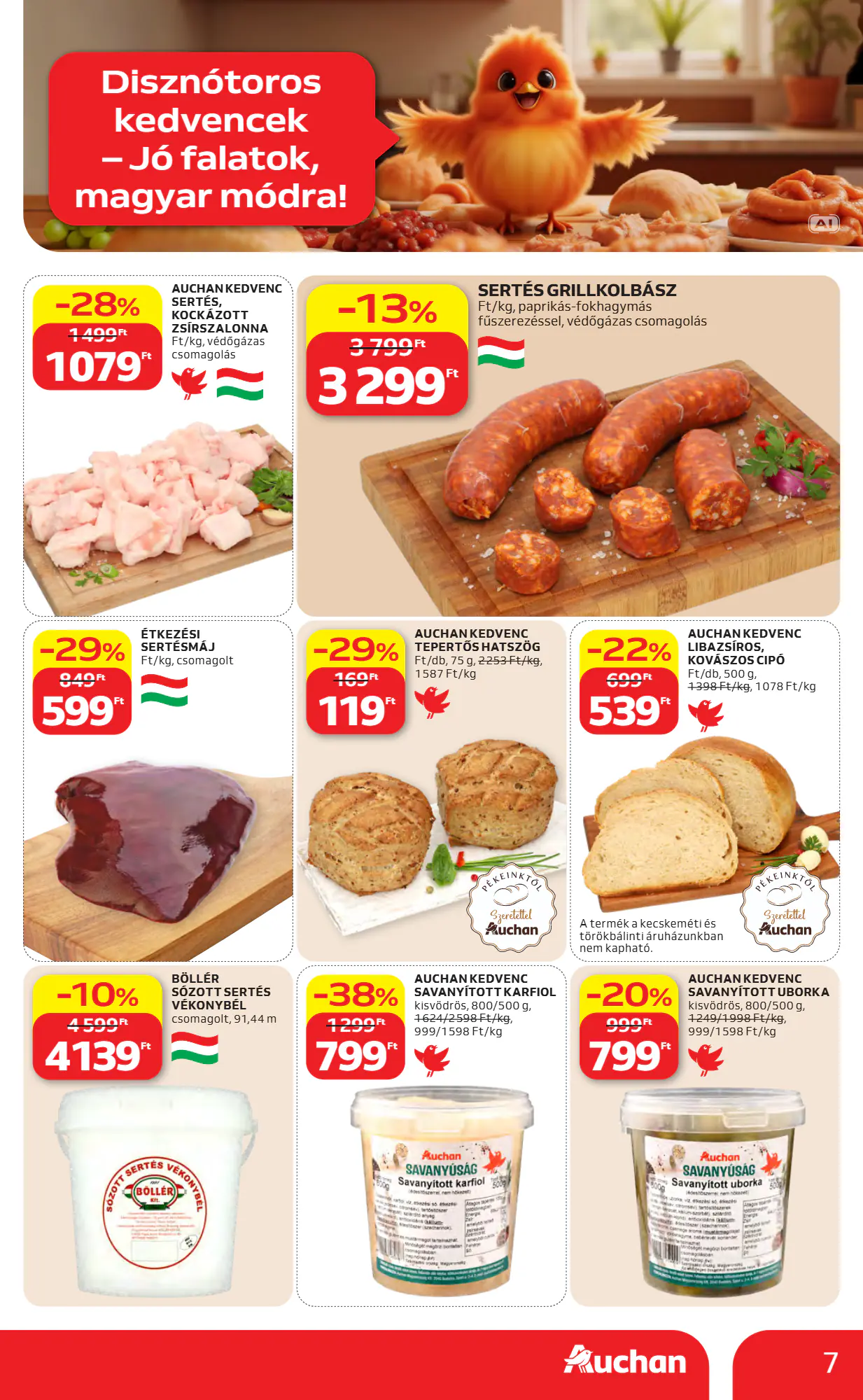 Auchan akciós újság 2026.10.22-től - 7. oldal.