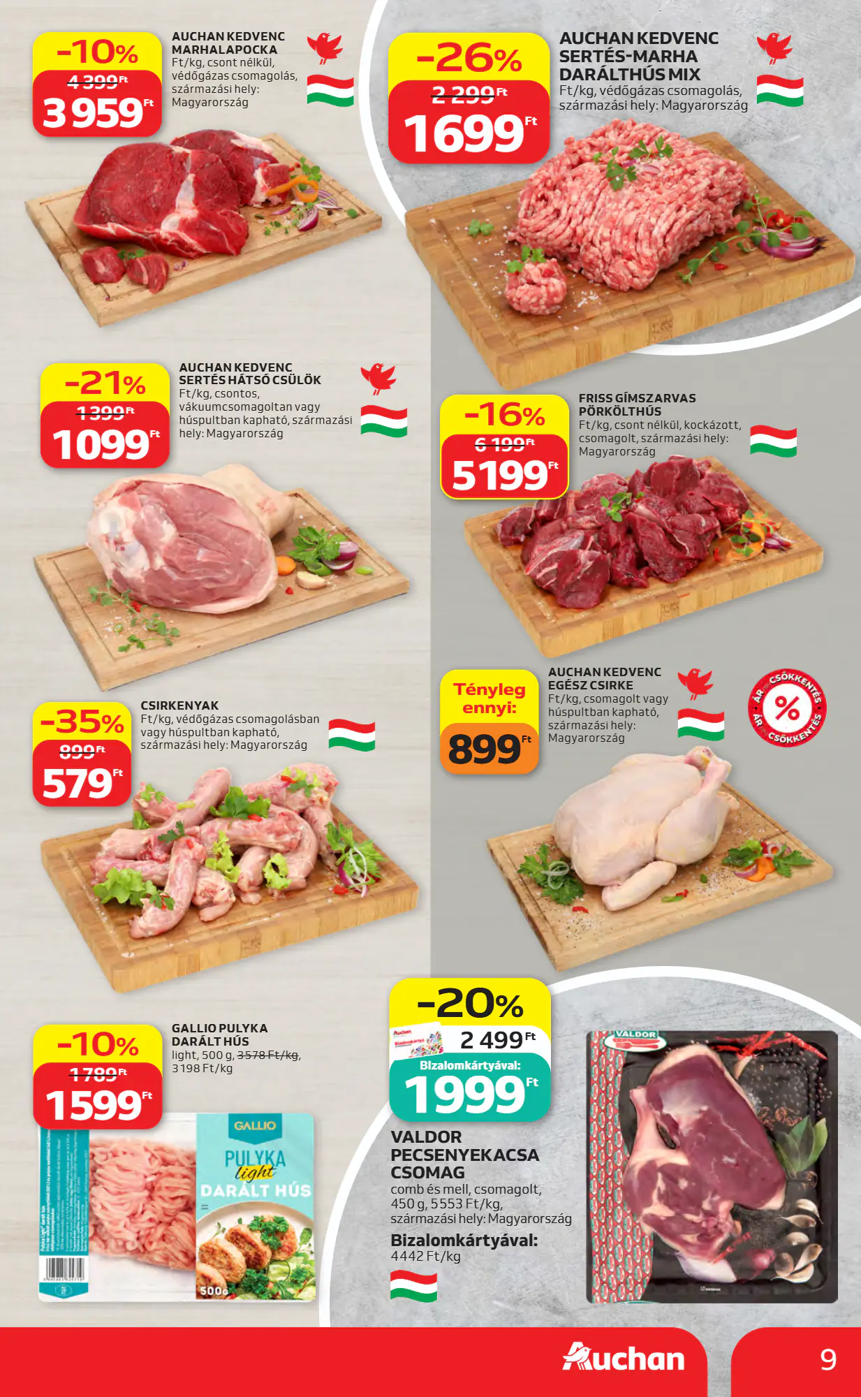 Auchan akciós újság 2026.10.22-től - 9. oldal.