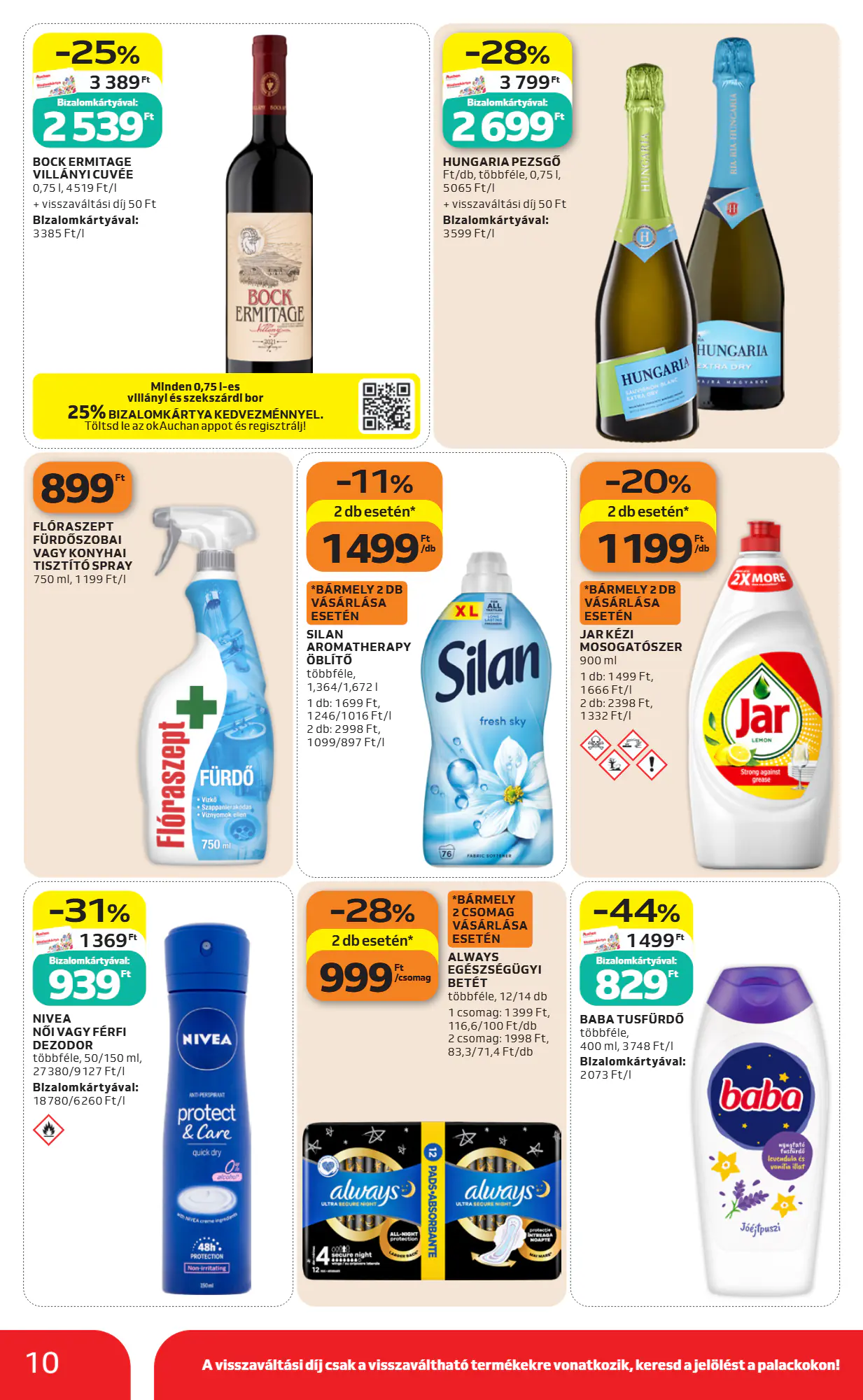 Auchan akciós újság 2026.10.22-től - 10. oldal.