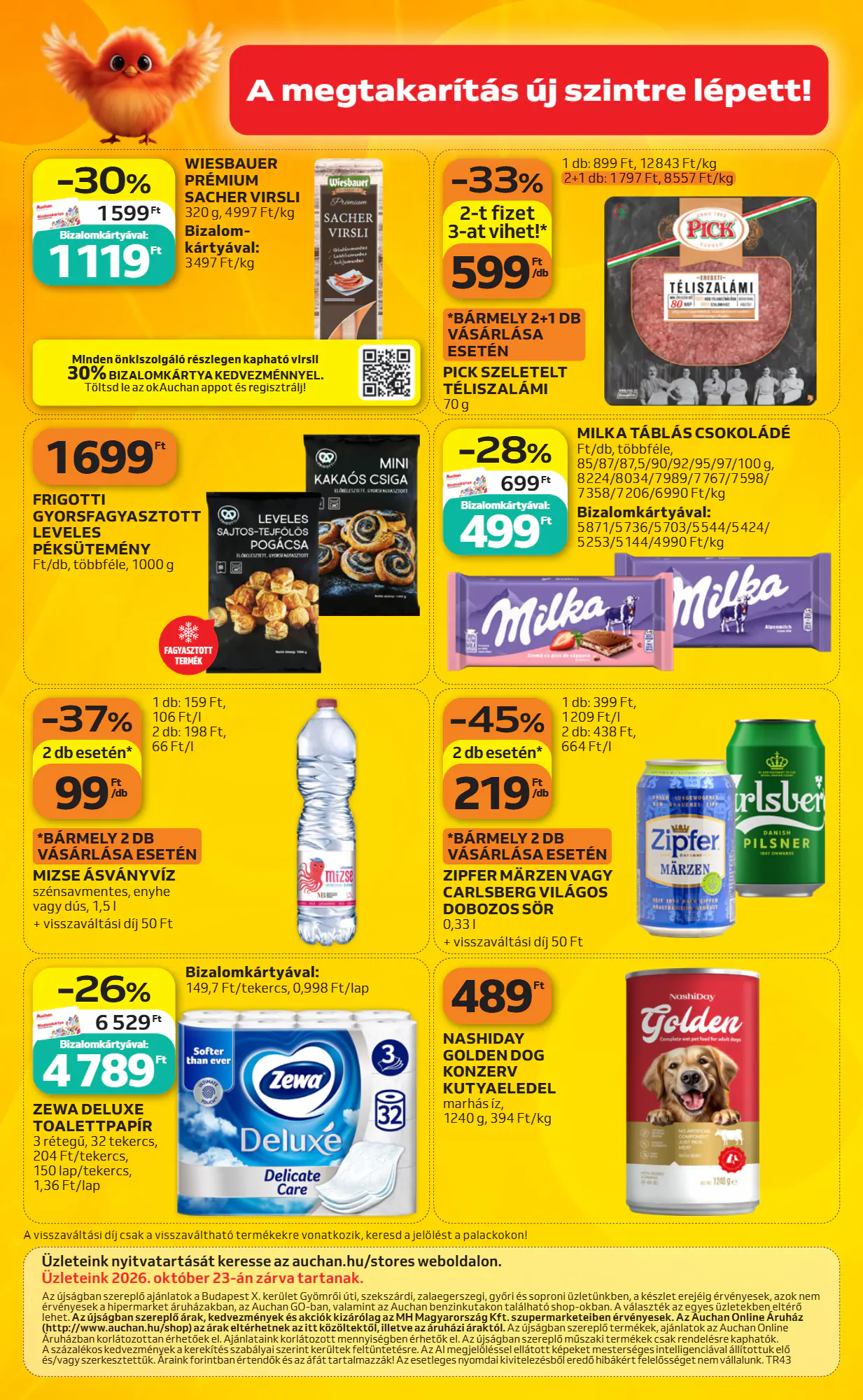 Auchan akciós újság 2026.10.22-től - 16. oldal.