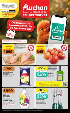 Auchan akciós újság 2026.10.22-től