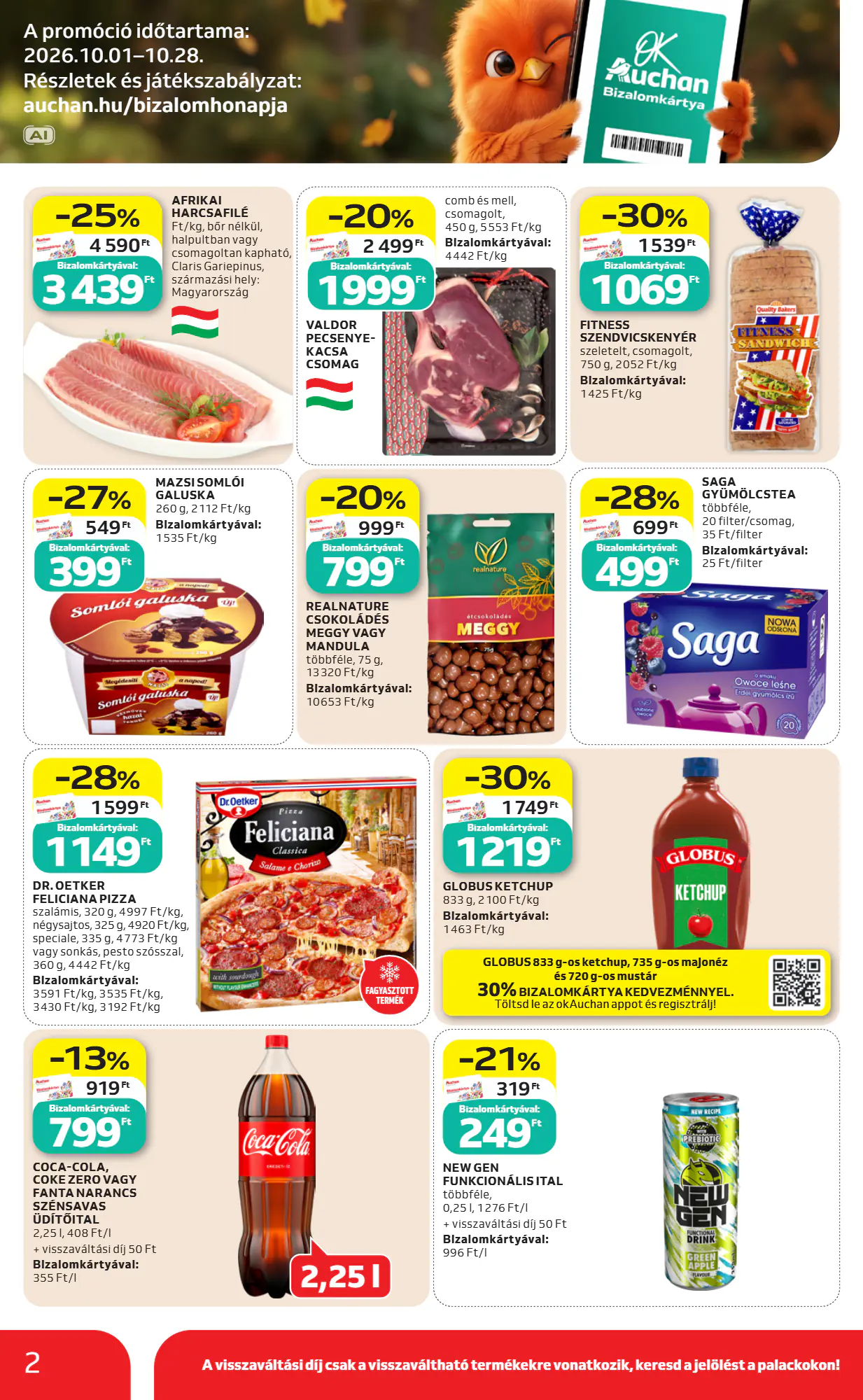 Auchan akciós újság 2026.10.22-től - 2. oldal.