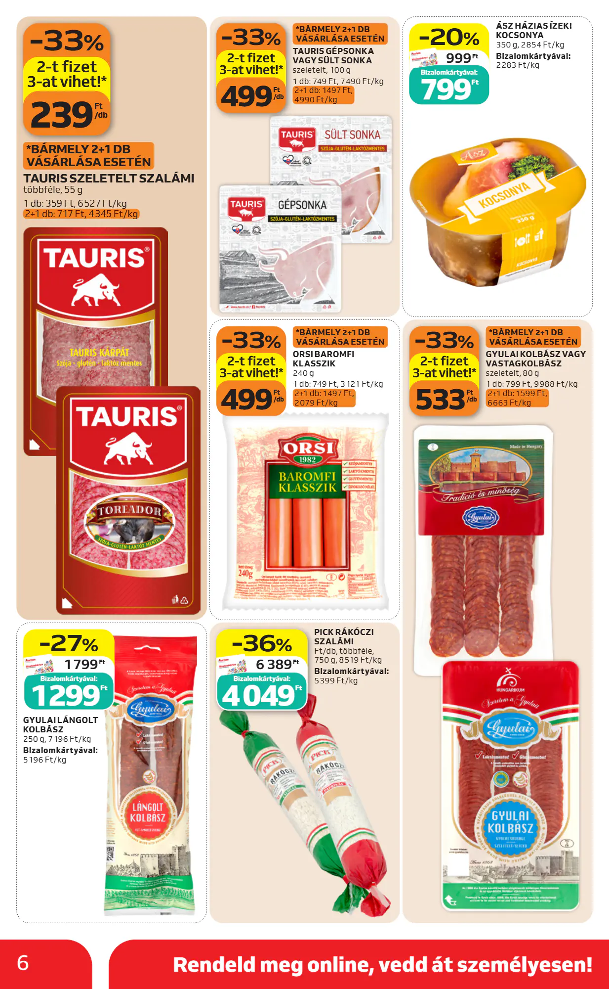 Auchan akciós újság 2026.10.22-től - 6. oldal.
