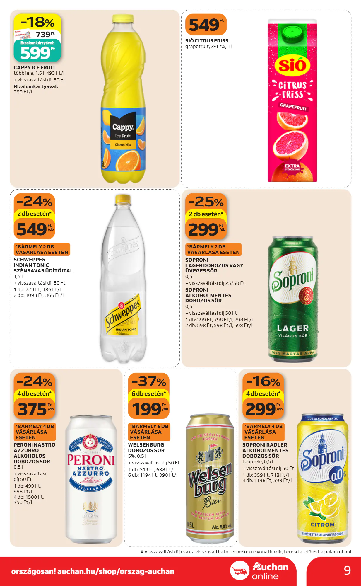 Auchan akciós újság 2026.10.22-től - 9. oldal.