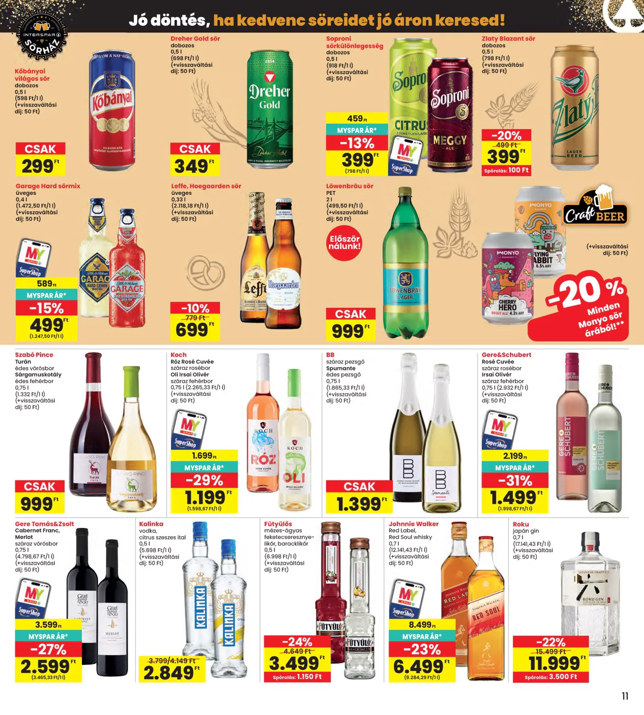 Interspar akciós újság 2026.10.22-től - 11. oldal.