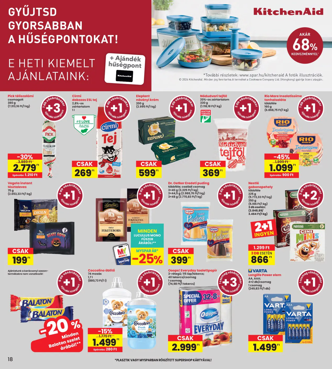 Interspar akciós újság 2026.10.22-től - 18. oldal.