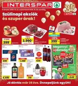 Interspar akciós újság 2026.10.22-től
