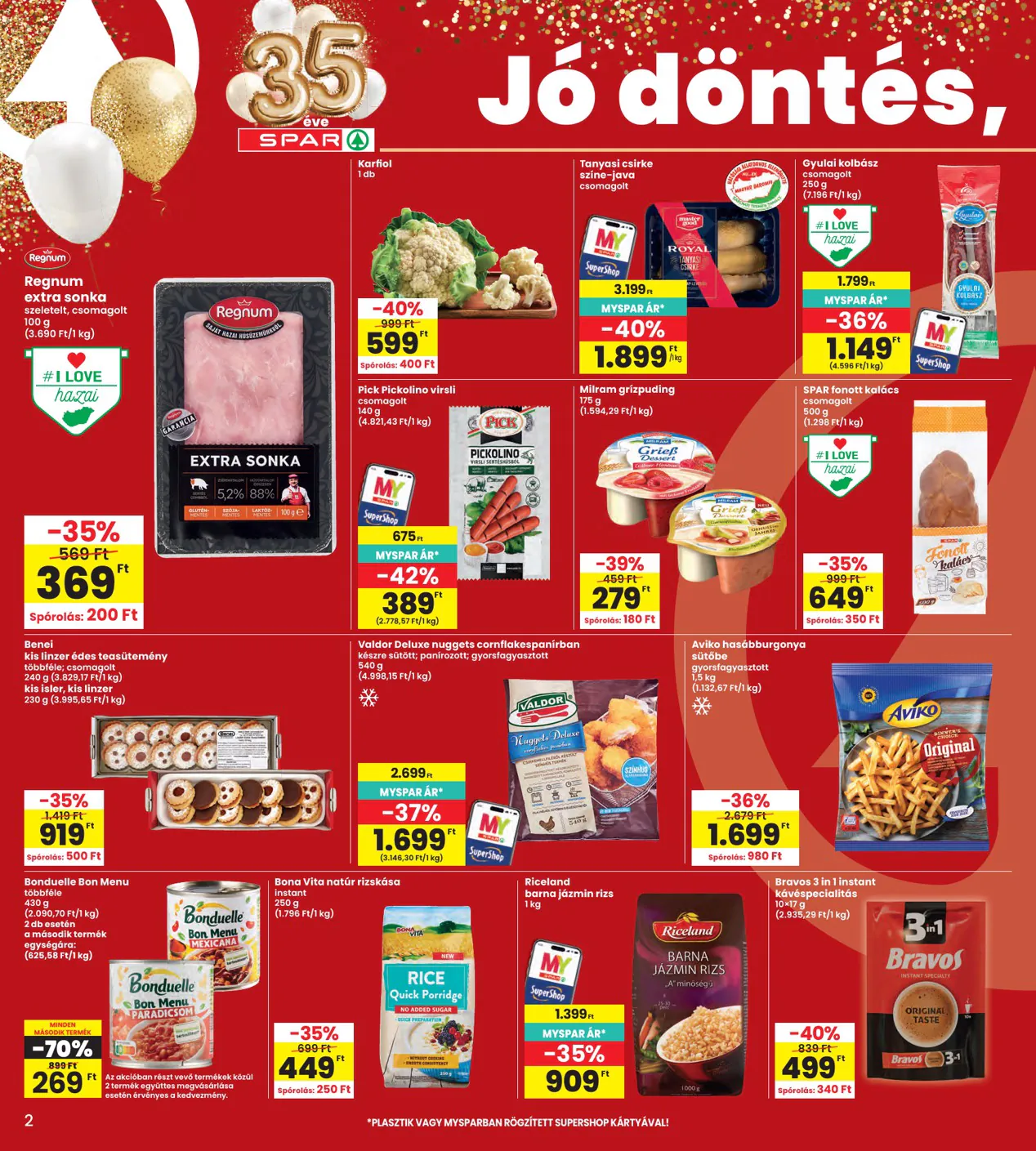 Interspar akciós újság 2026.10.22-től - 2. oldal.