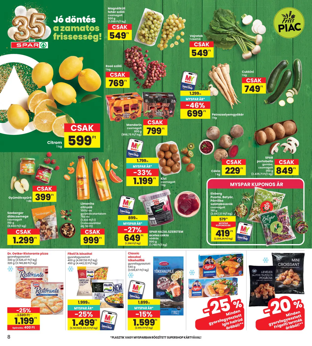Interspar akciós újság 2026.10.22-től - 8. oldal.
