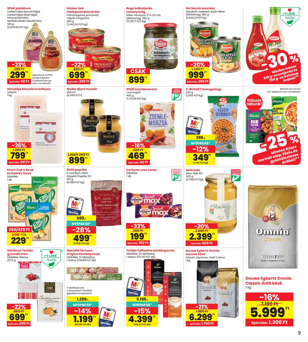 Interspar akciós újság 2026.10.22-től - 9. oldal.