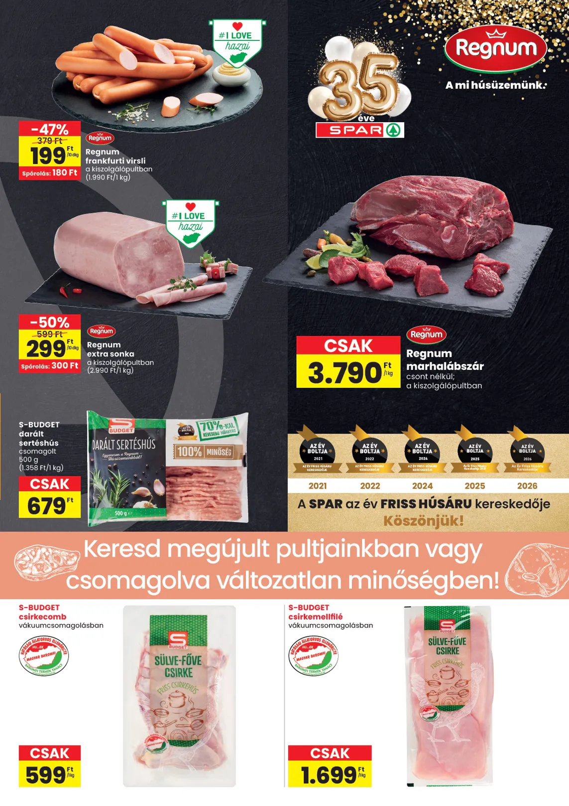 Interspar akciós újság 2026.10.22-től - 3. oldal.