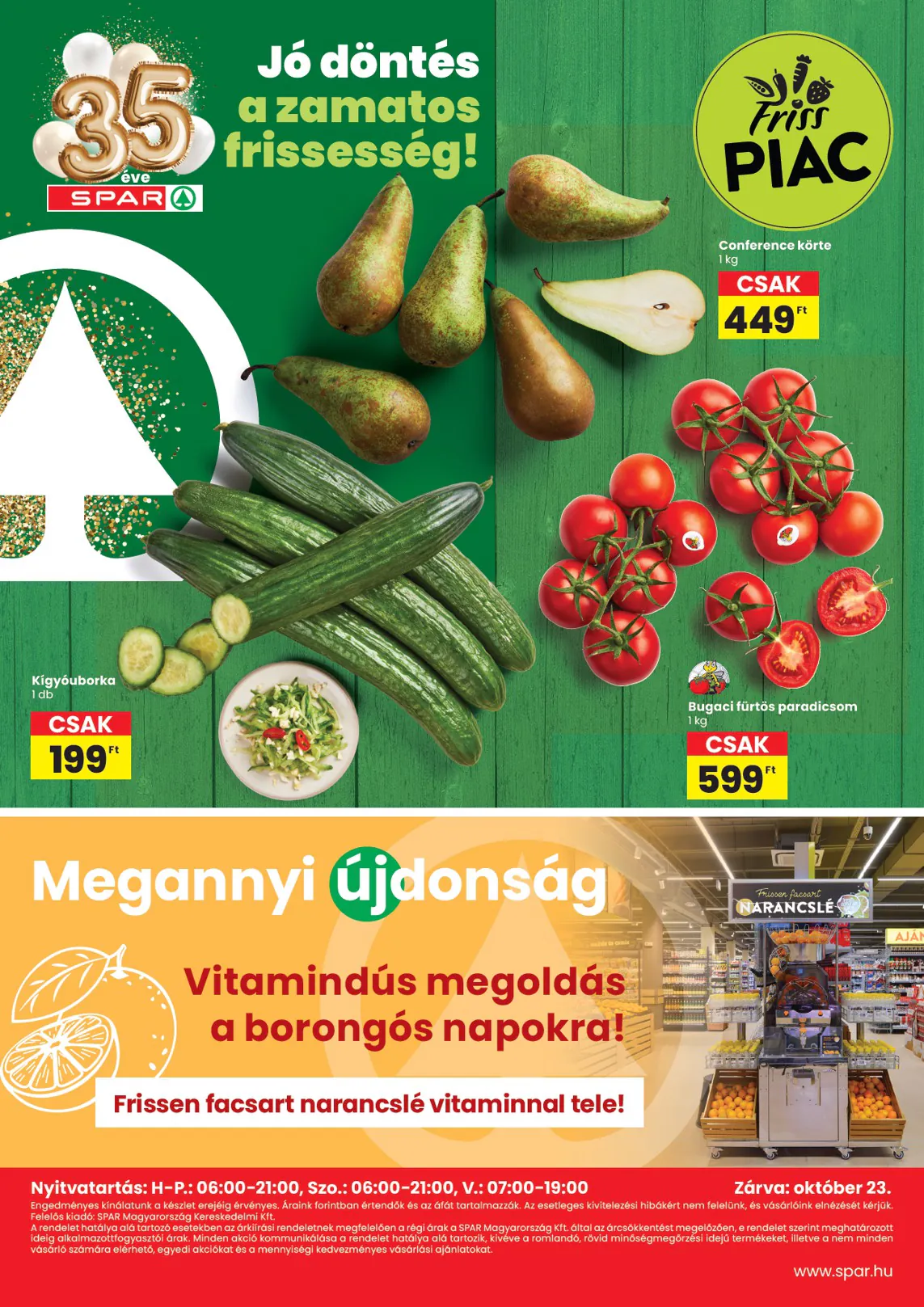 Interspar akciós újság 2026.10.22-től - 4. oldal.