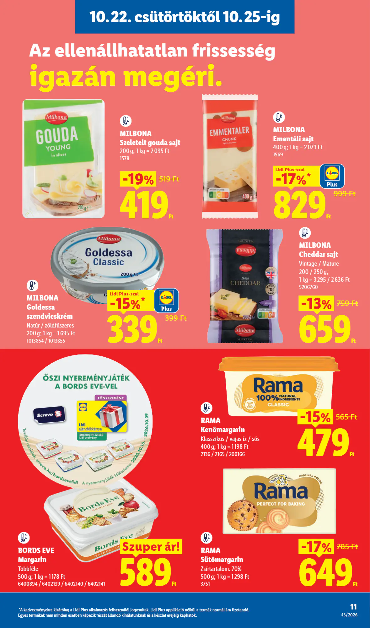 Lidl akciós újság 2026.10.22-től - 11. oldal.