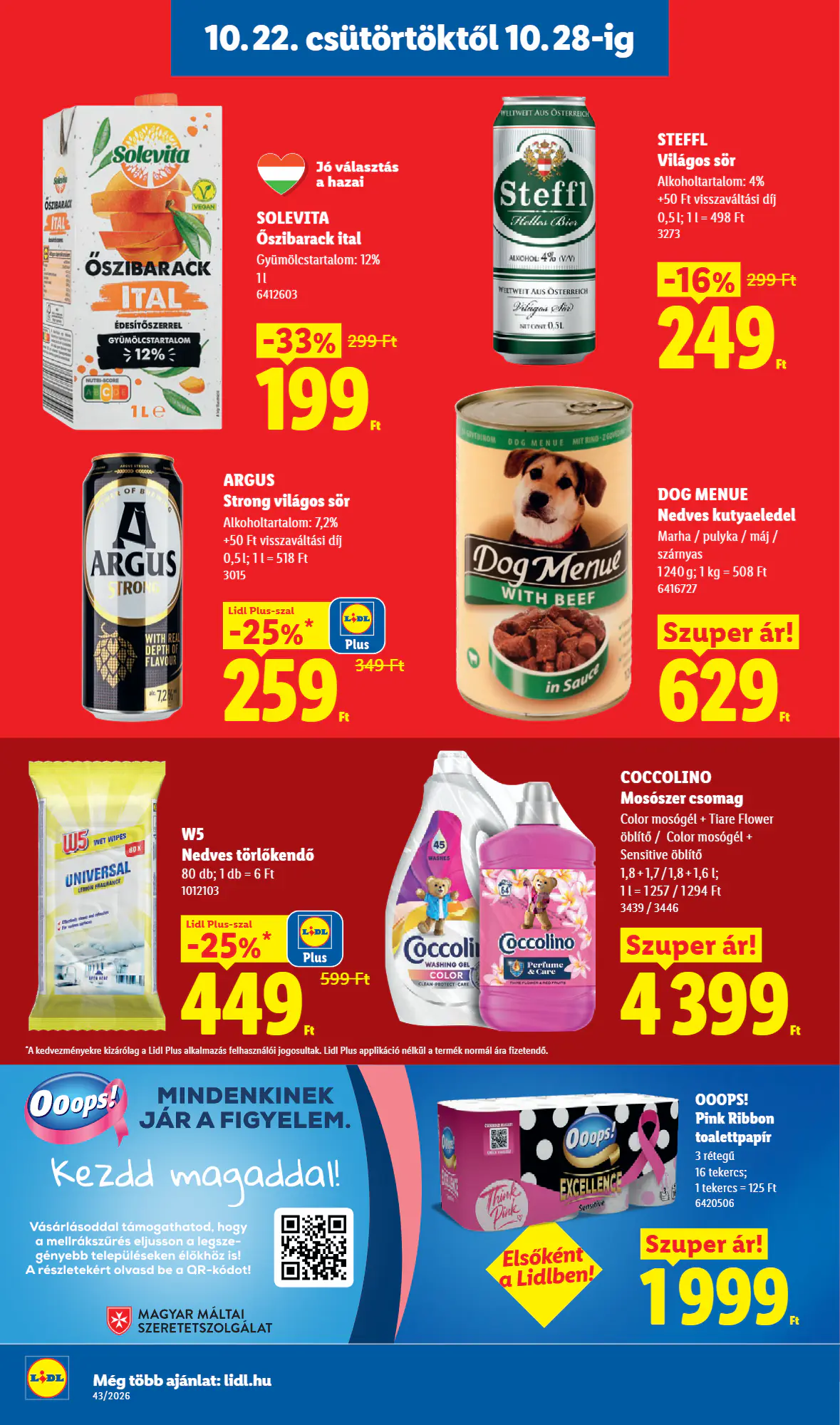 Lidl akciós újság 2026.10.22-től - 16. oldal.