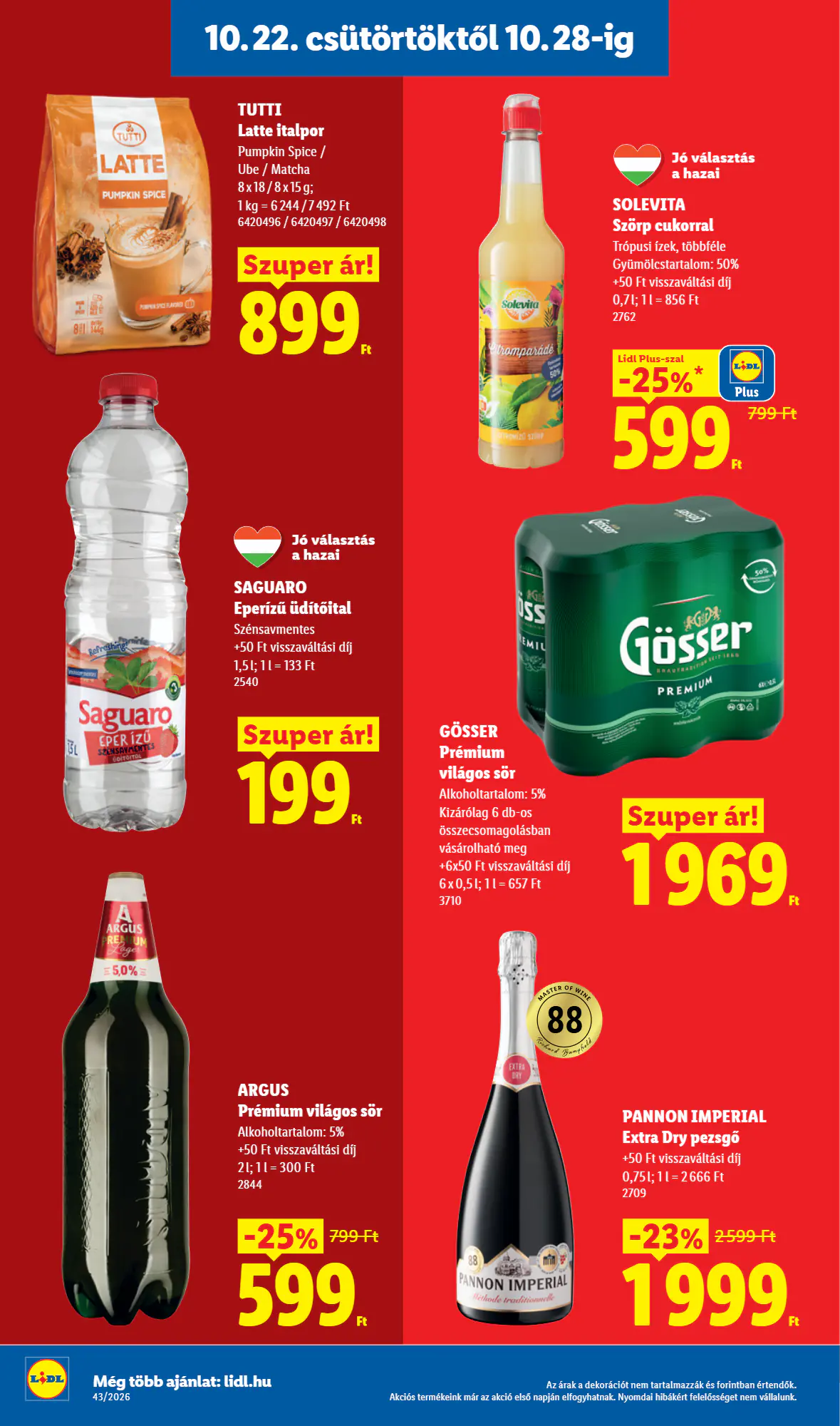 Lidl akciós újság 2026.10.22-től - 18. oldal.