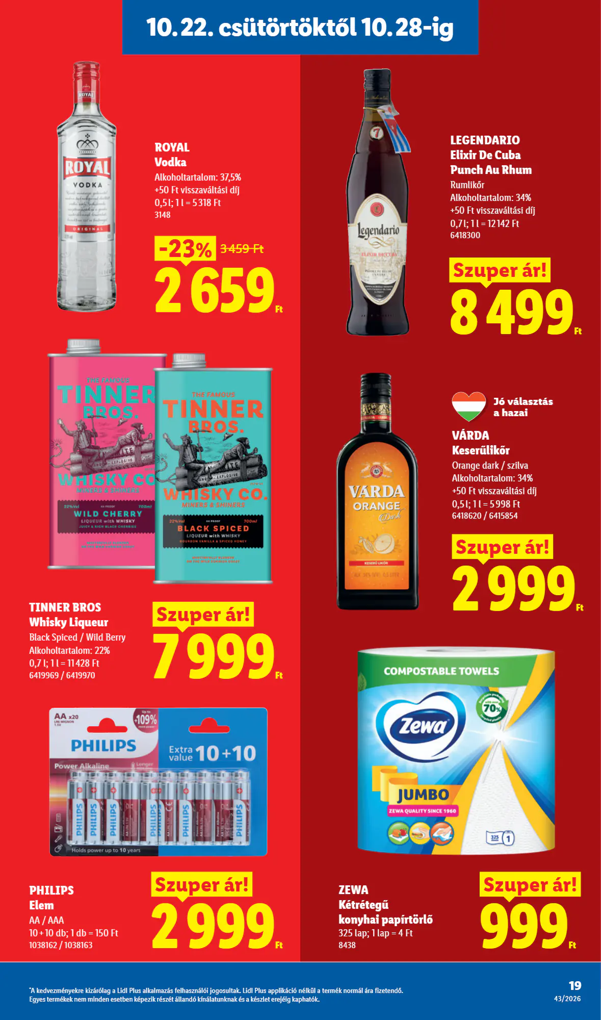 Lidl akciós újság 2026.10.22-től - 19. oldal.