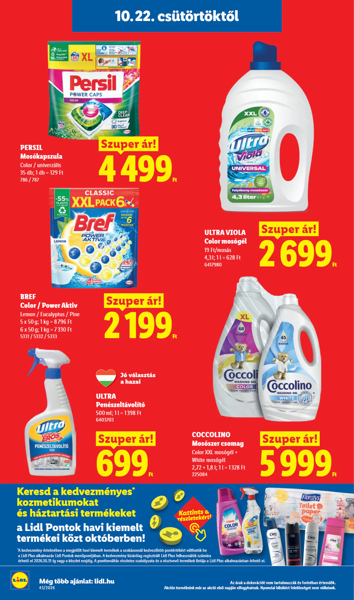 Lidl akciós újság 2026.10.22-től - 20. oldal.