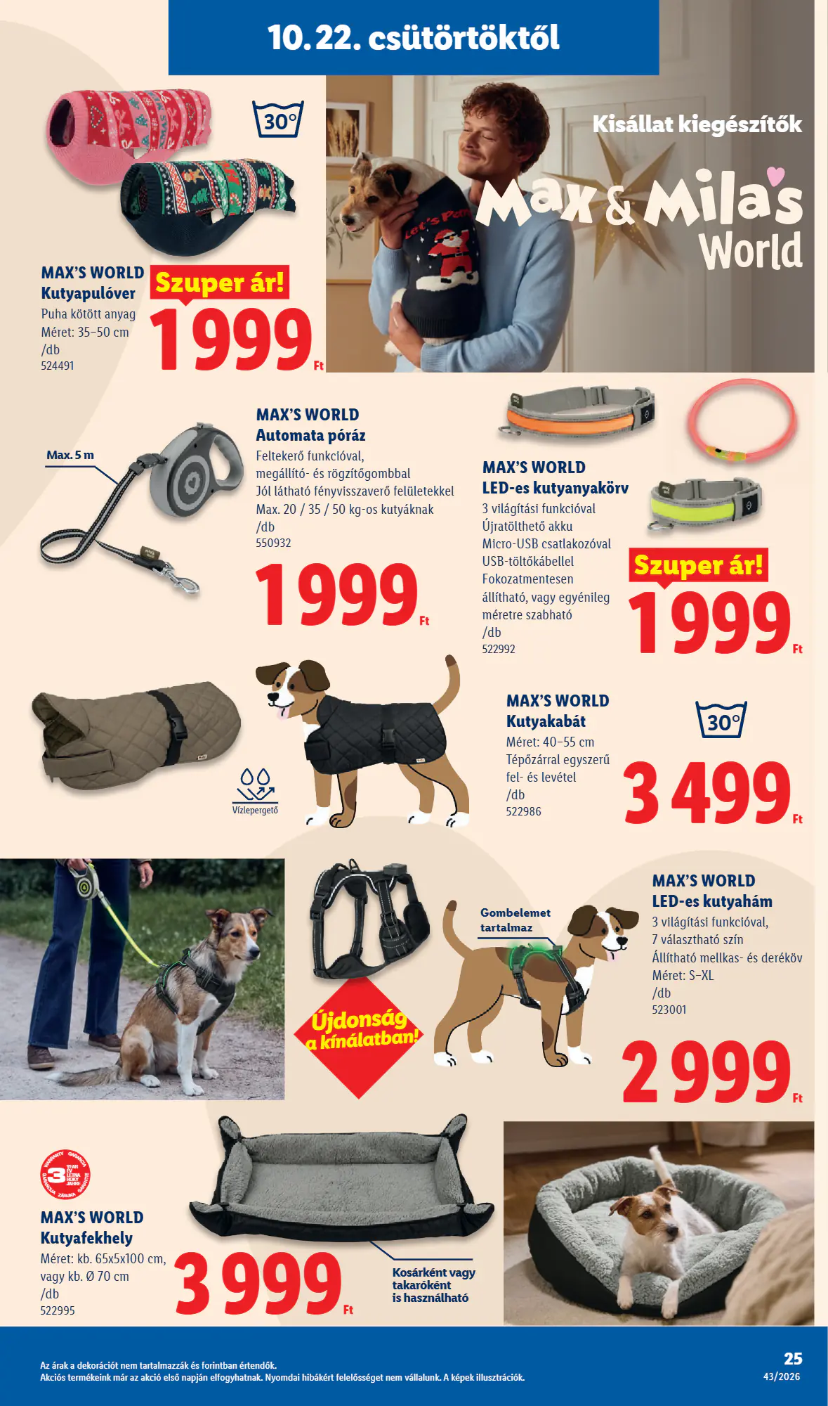 Lidl akciós újság 2026.10.22-től - 25. oldal.