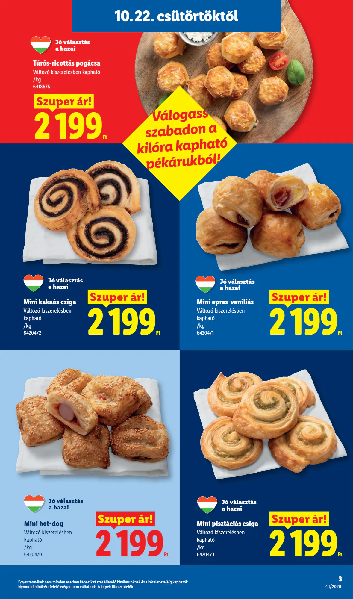 Lidl akciós újság 2026.10.22-től - 3. oldal.