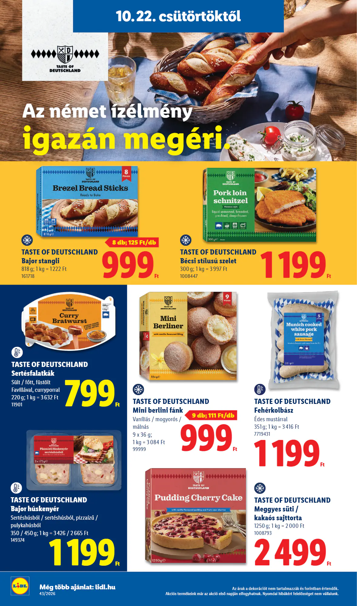 Lidl akciós újság 2026.10.22-től - 30. oldal.