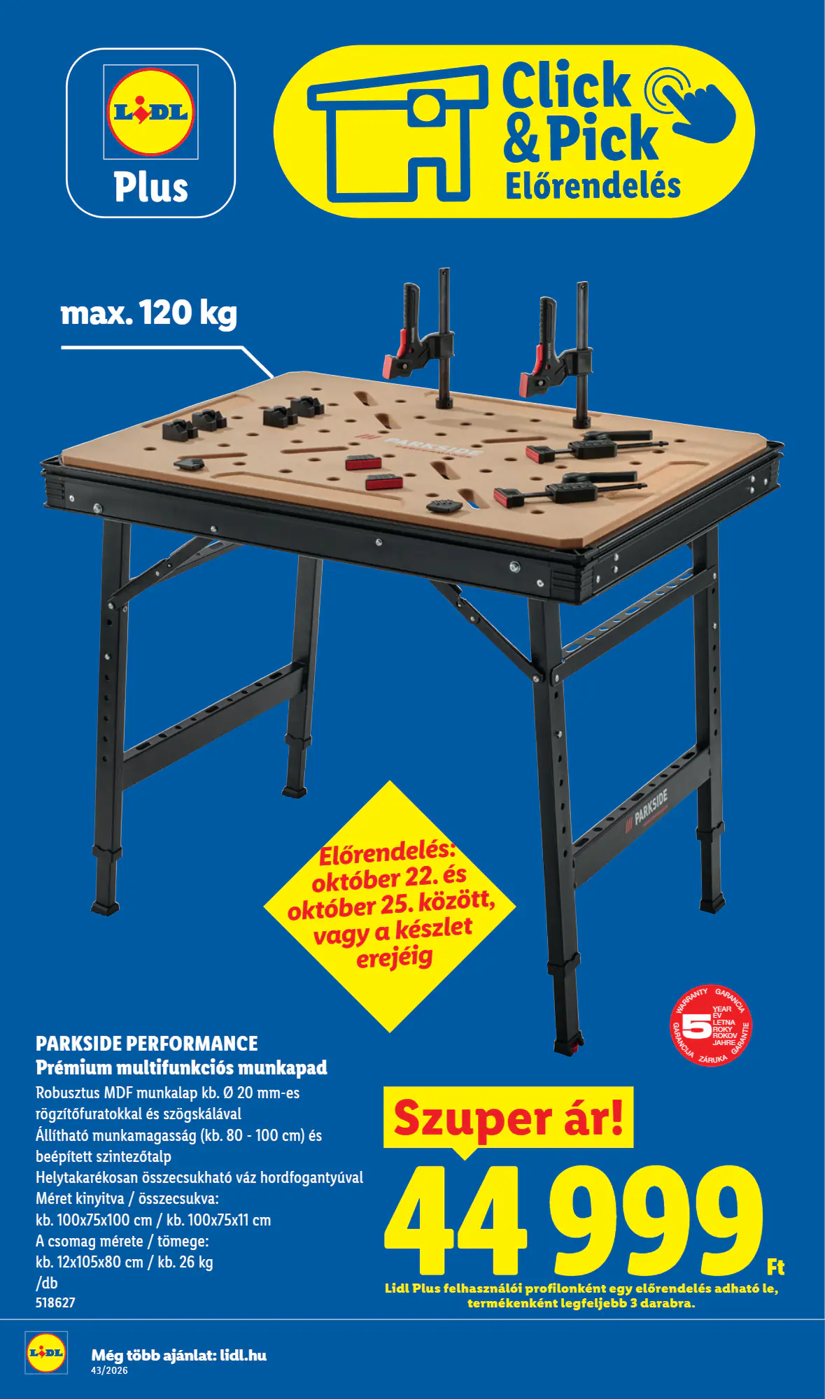Lidl akciós újság 2026.10.22-től - 42. oldal.