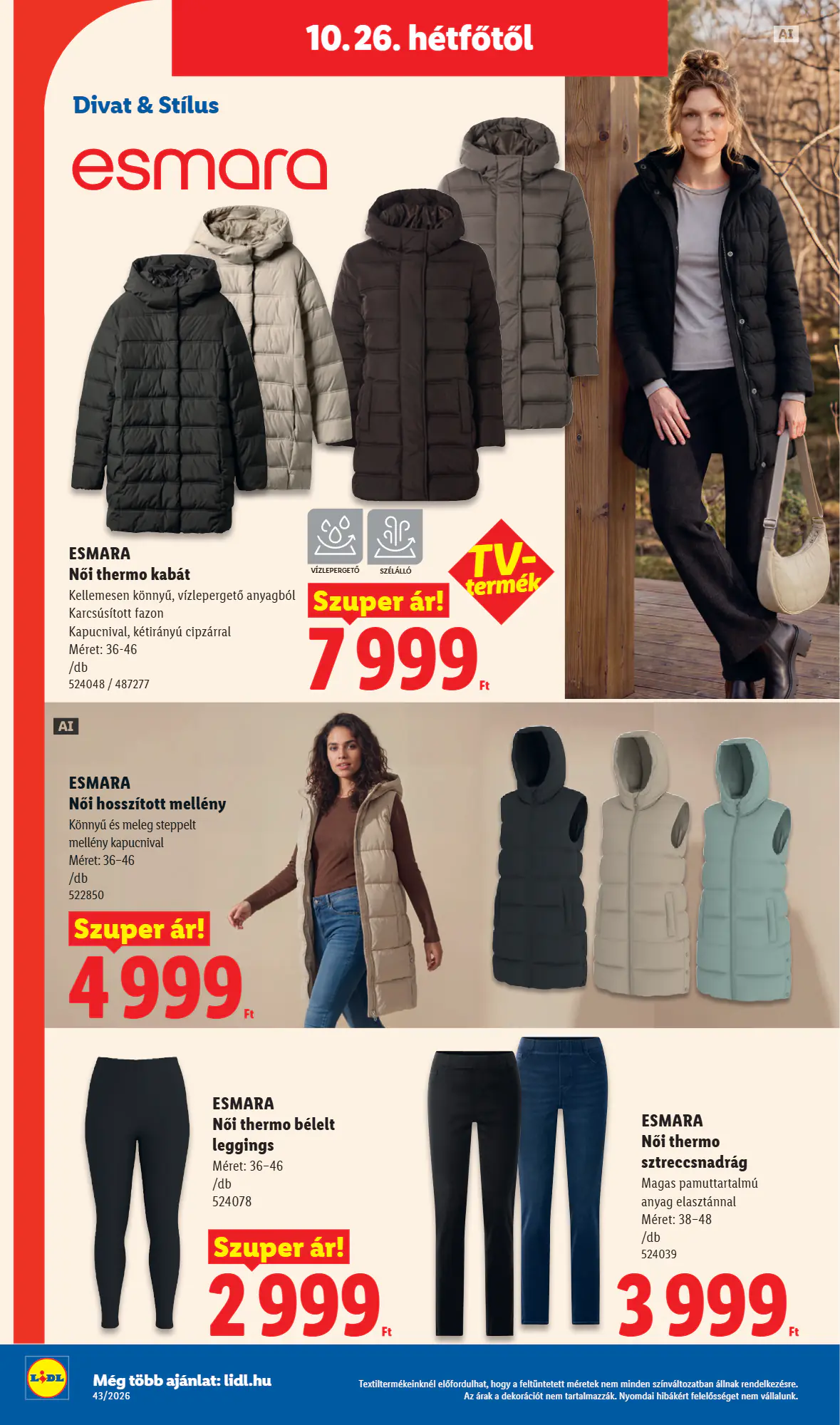 Lidl akciós újság 2026.10.22-től - 48. oldal.