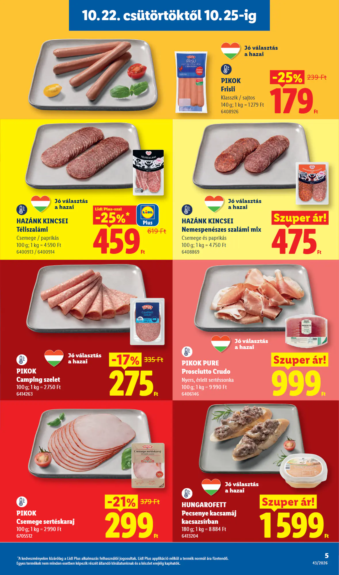 Lidl akciós újság 2026.10.22-től - 5. oldal.
