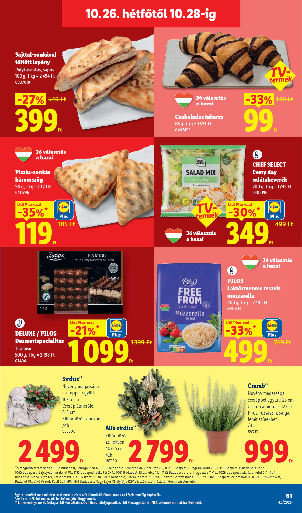 Lidl akciós újság 2026.10.22-től - 61. oldal.