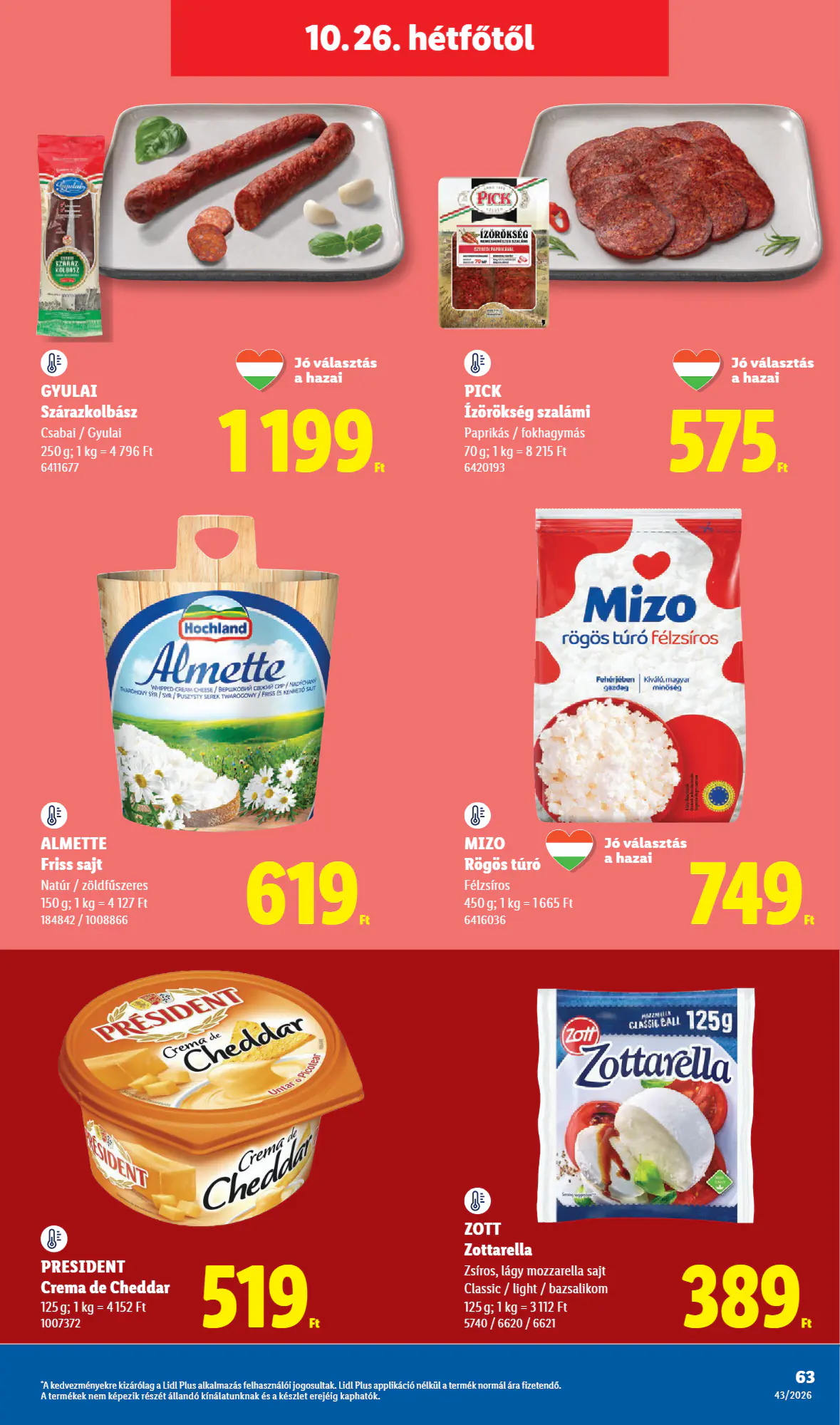 Lidl akciós újság 2026.10.22-től - 63. oldal.