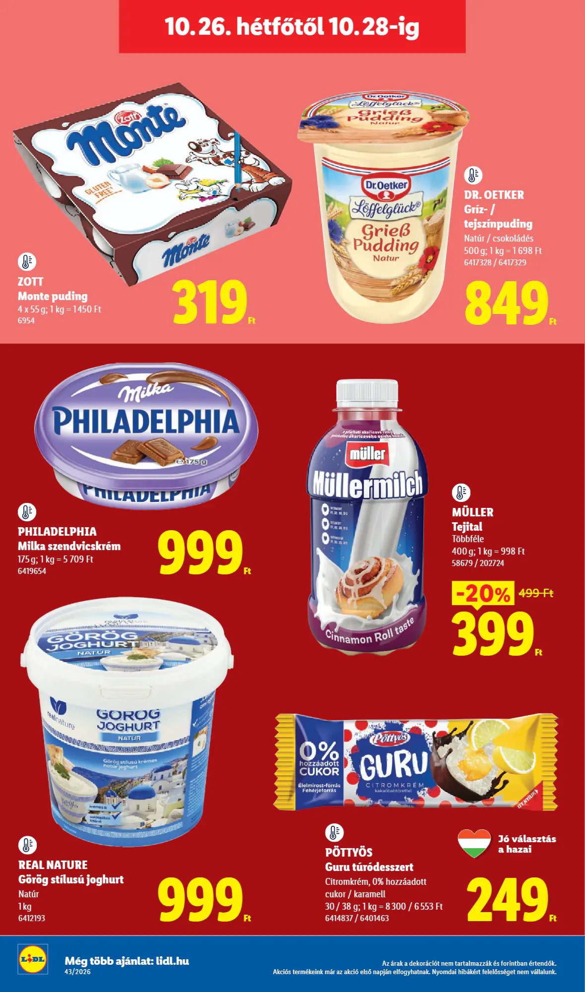Lidl akciós újság 2026.10.22-től - 64. oldal.