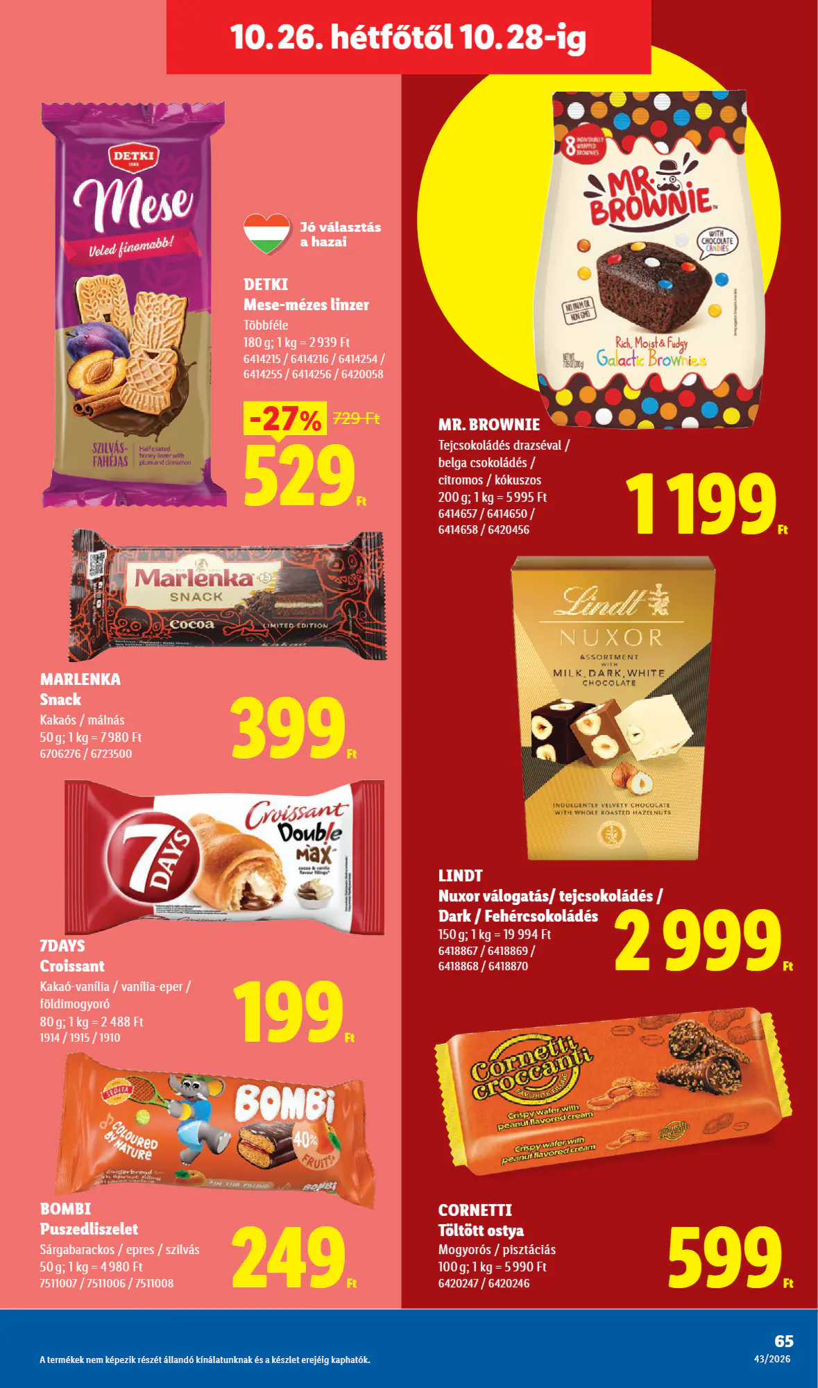 Lidl akciós újság 2026.10.22-től - 65. oldal.