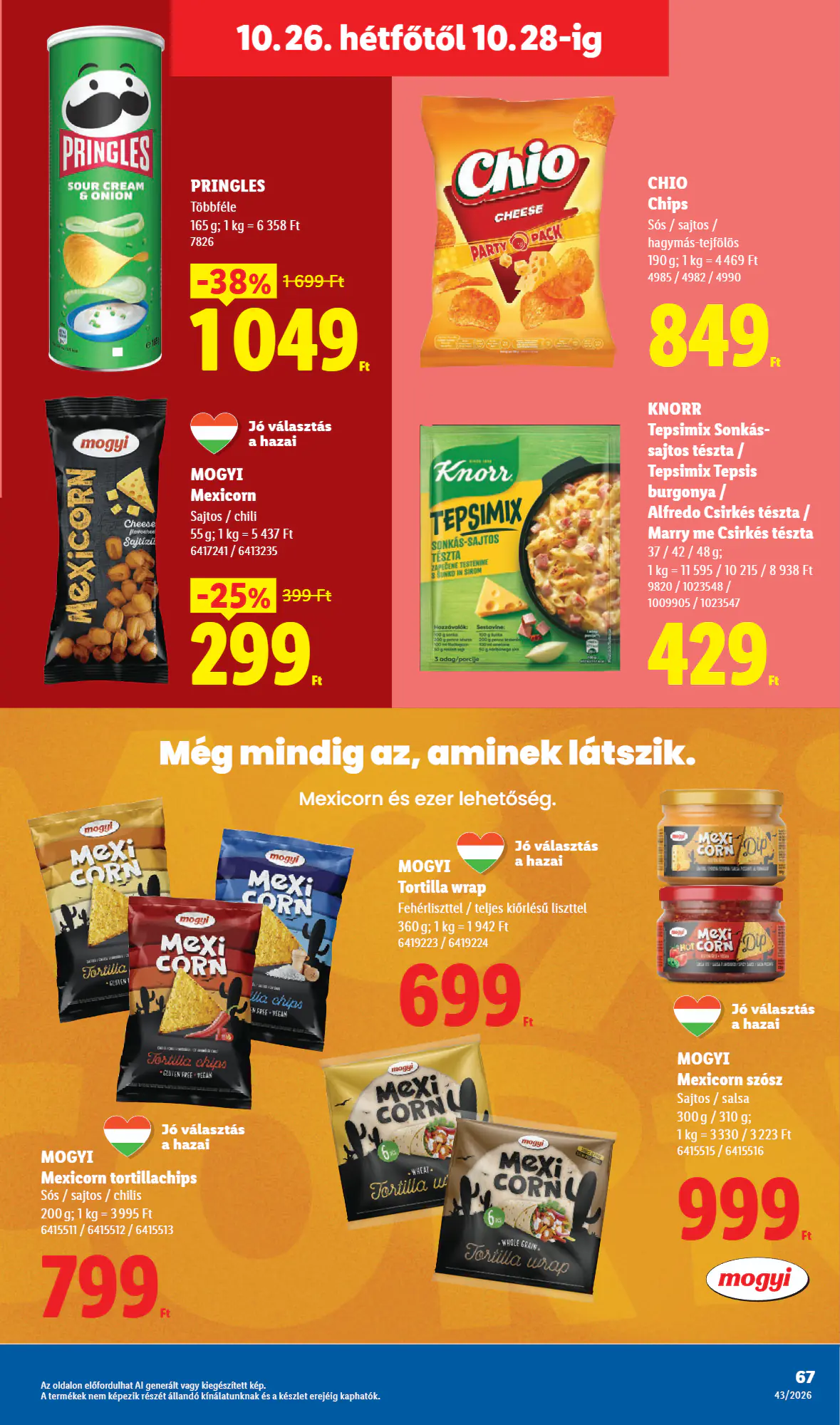 Lidl akciós újság 2026.10.22-től - 67. oldal.