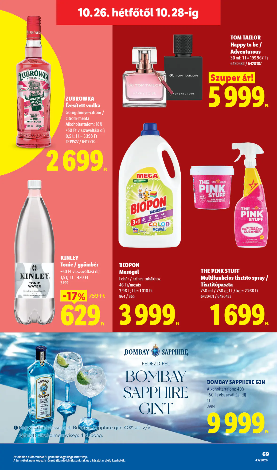 Lidl akciós újság 2026.10.22-től - 69. oldal.
