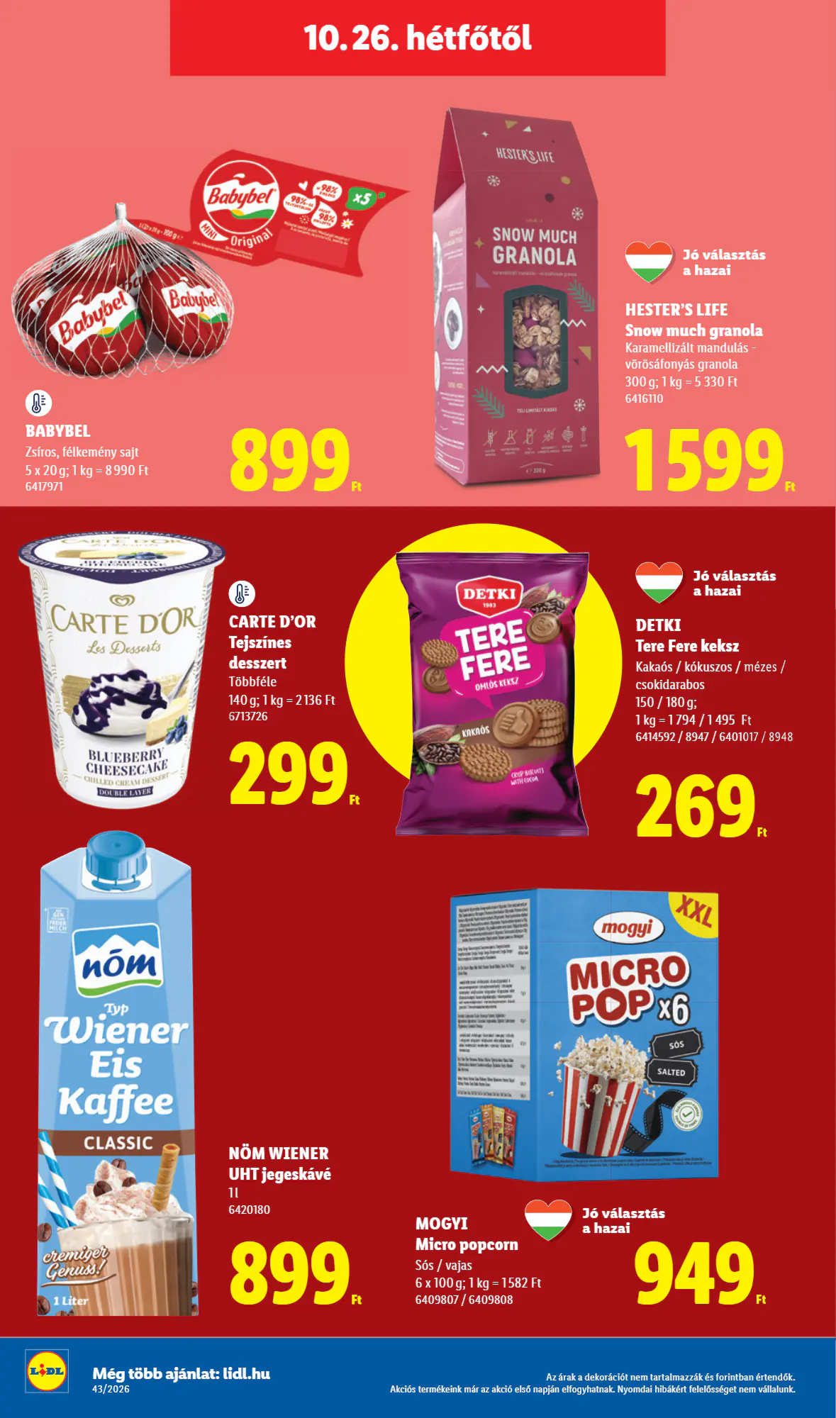 Lidl akciós újság 2026.10.22-től - 70. oldal.