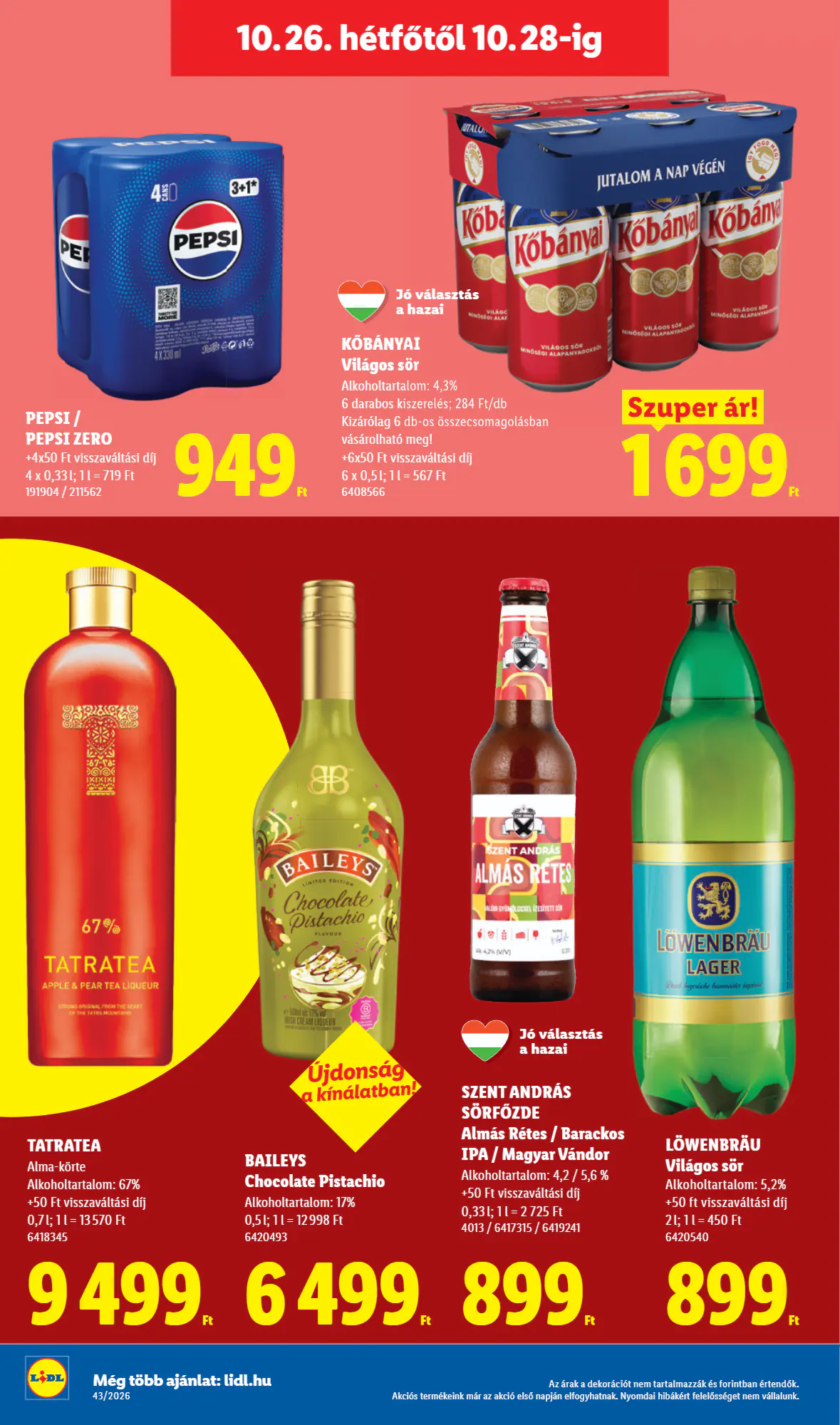 Lidl akciós újság 2026.10.22-től - 72. oldal.