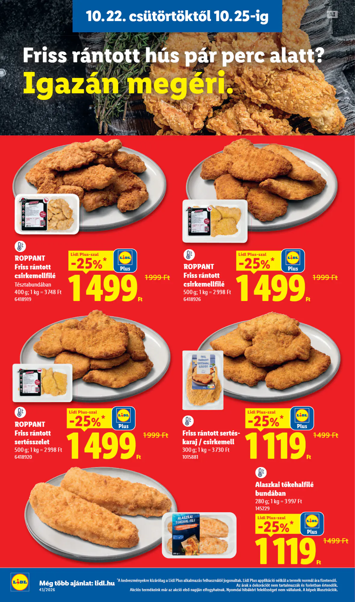 Lidl akciós újság 2026.10.22-től - 8. oldal.