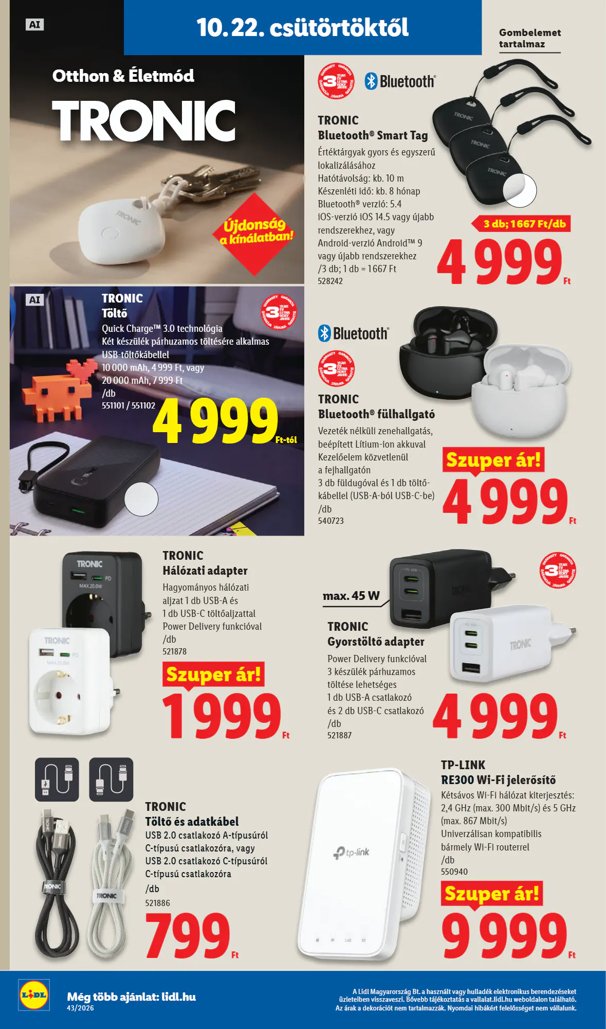 Lidl akciós újság 2026.10.22-től - 12. oldal.