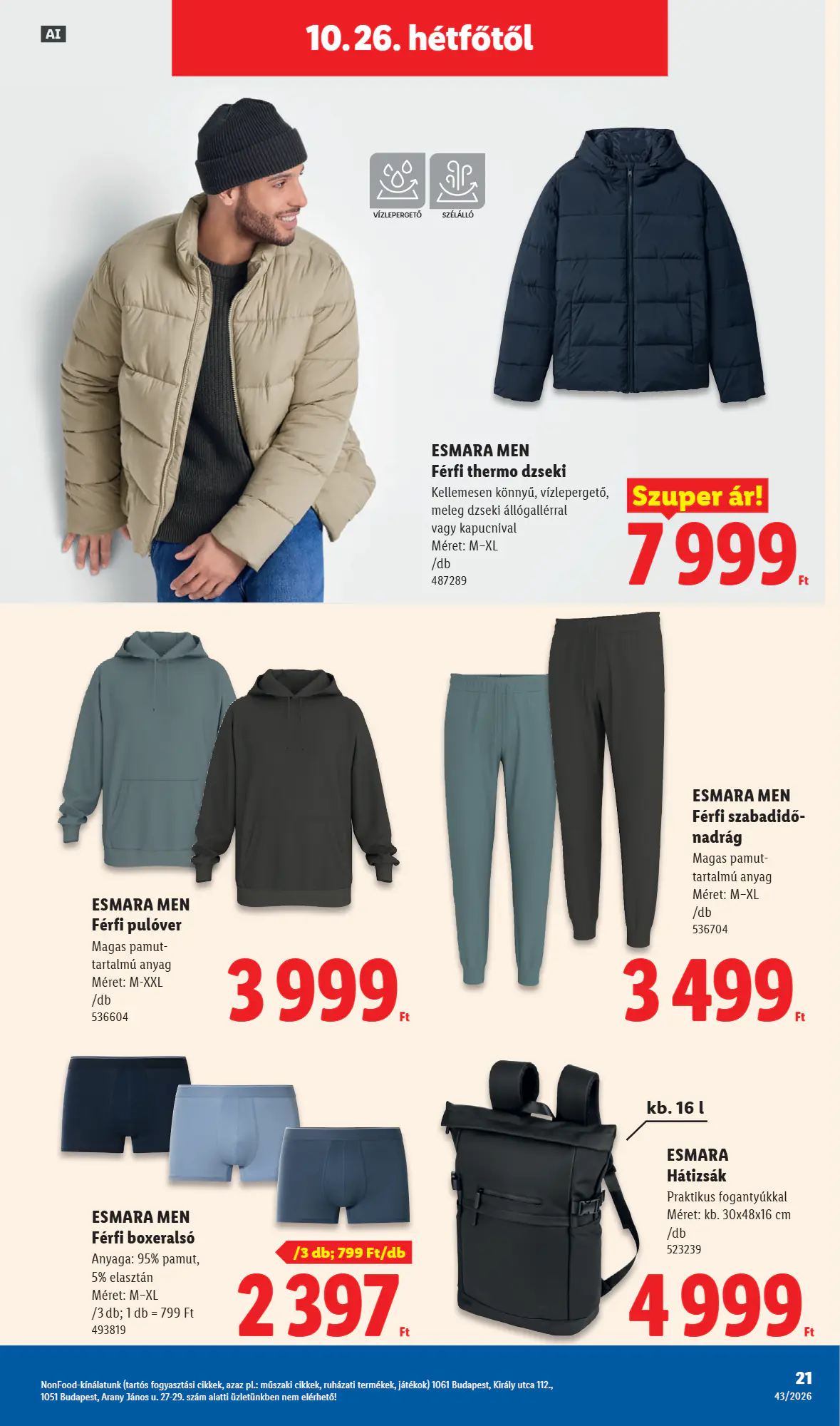 Lidl akciós újság 2026.10.22-től - 21. oldal.