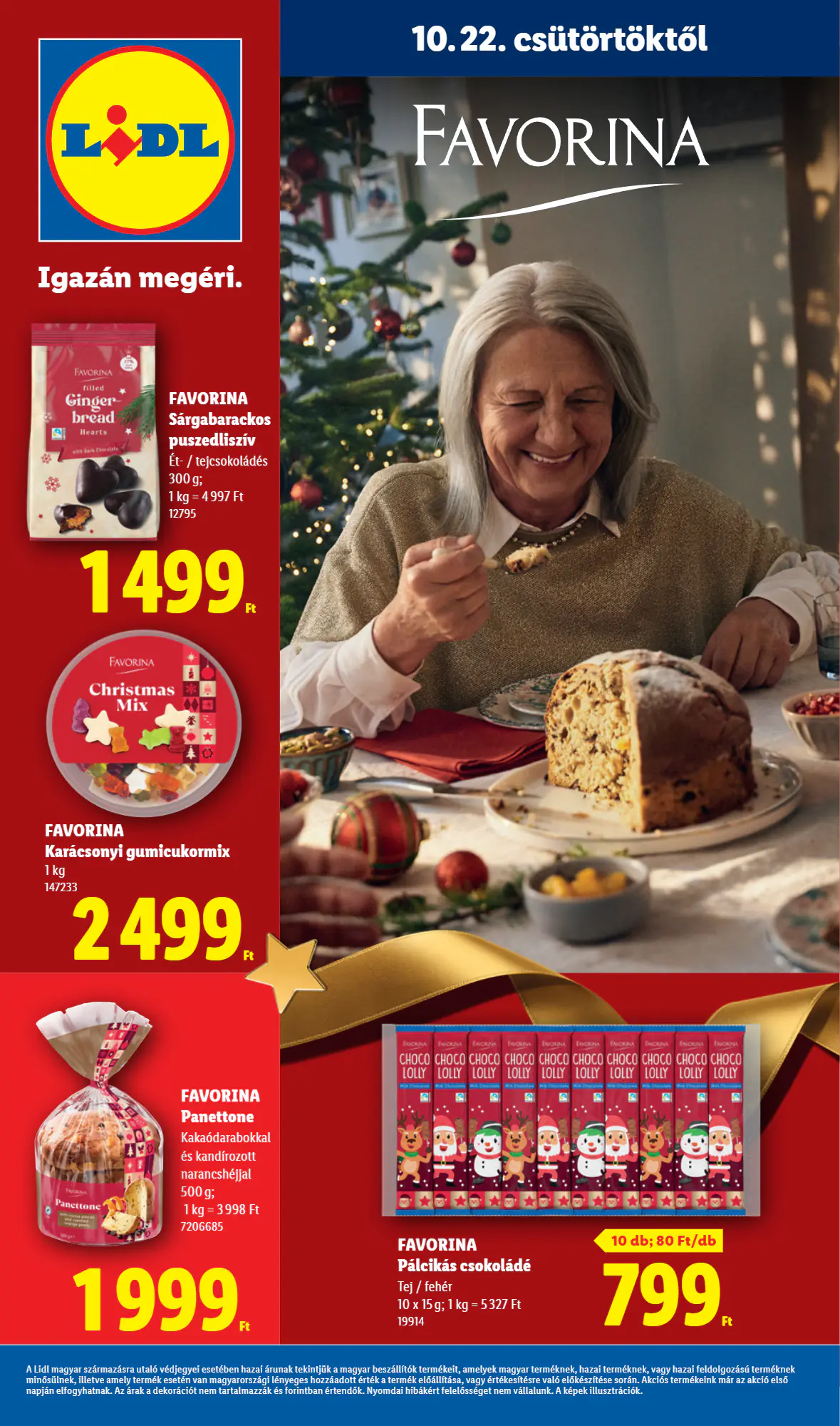 Lidl akciós újság 2026.10.22-től - 1. oldal.
